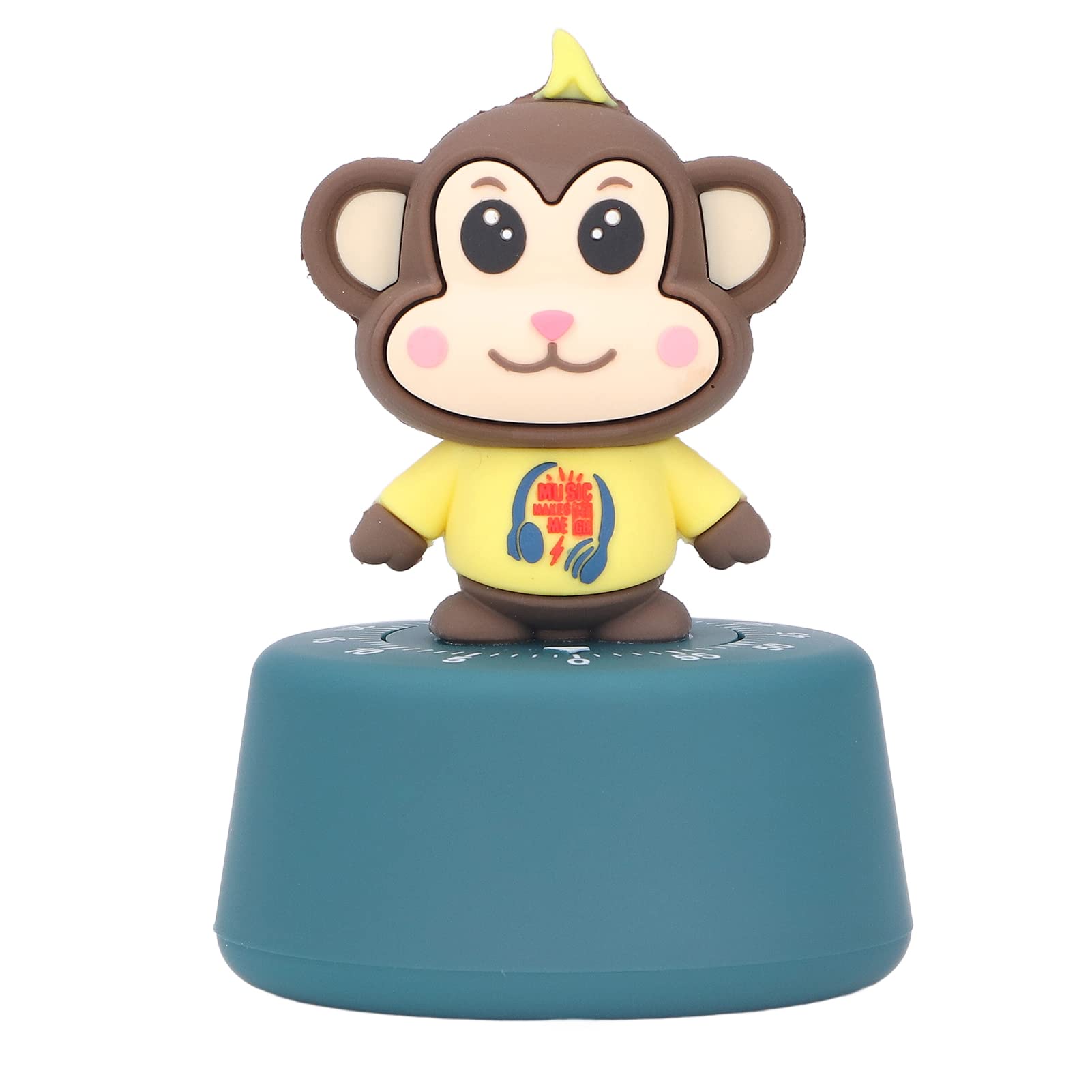 Pure Hinery Monkey Kitchen Timer - Anti-Slip Silicone Countdown Timer for Cooking, Baking, Hair Coloring | Durable & Cute Cooking Accessory for Home & Salon Use