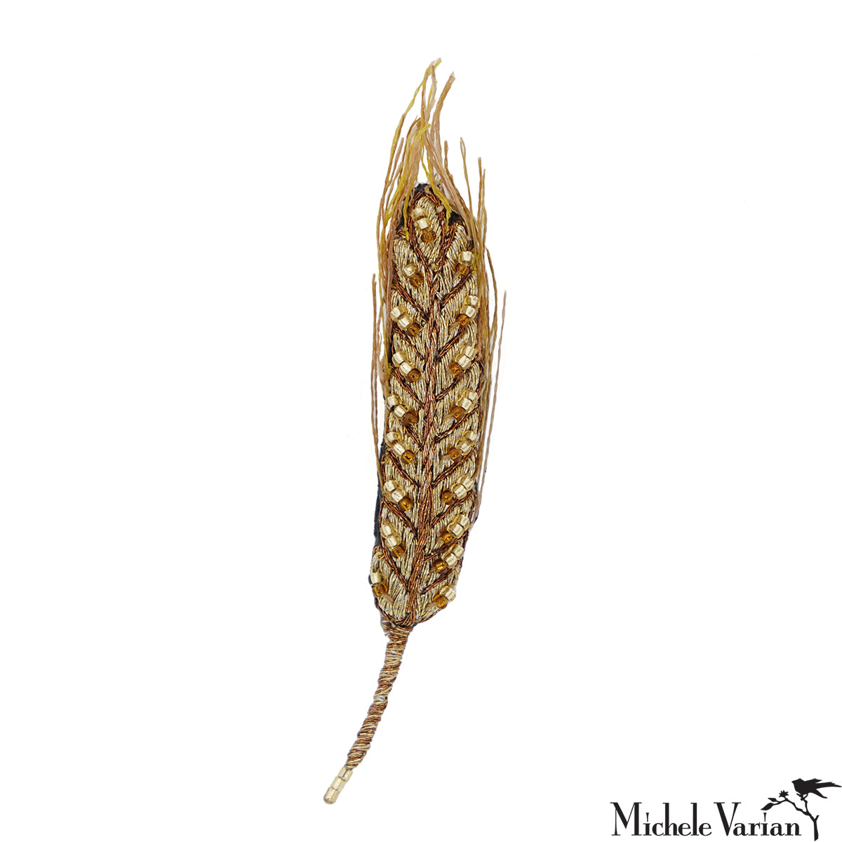 Wheat Ear Brooch Pin - Elegant Gold or Silver Wheat Head Jewelry for Women - Perfect for Weddings, Parties, and Everyday Fashion Accessories