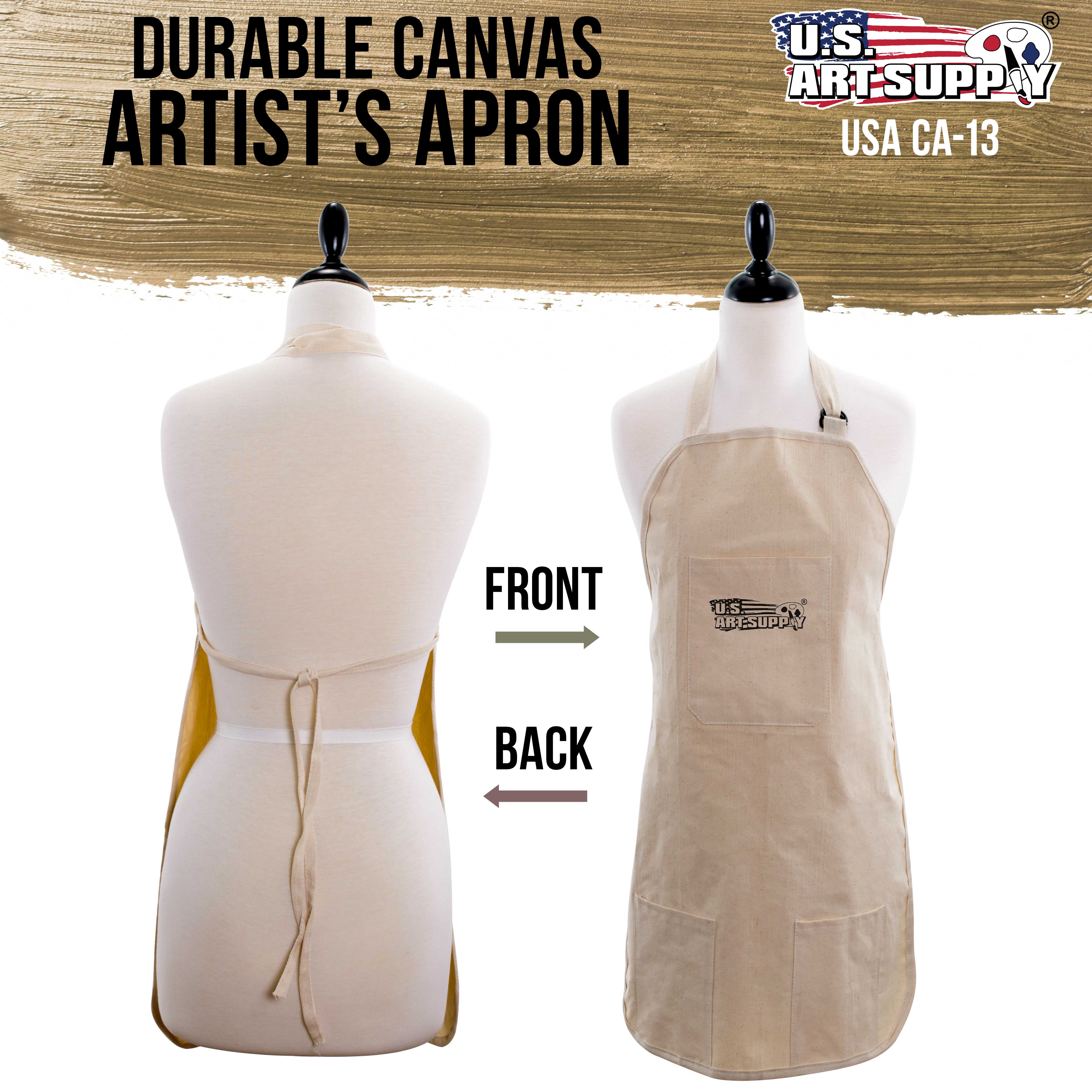 Large Adjustable Artist Apron - 27.5