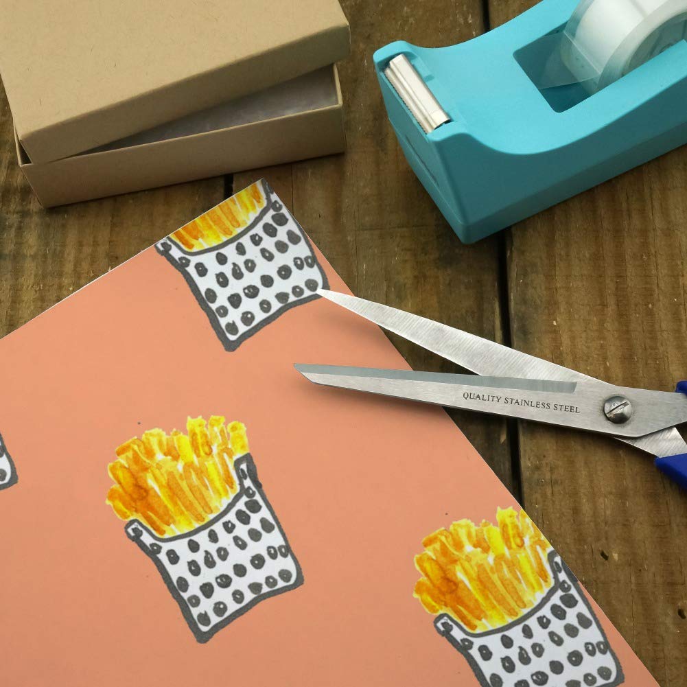 GRAPHICS & MORE Fun Fries Gift Wrap Wrapping Paper Rolls - 50ft Premium Kraft Paper for Birthday, Christmas & Party Presents - Eco-Friendly & Durable for DIY Crafts, Gift Bags & Home Decor