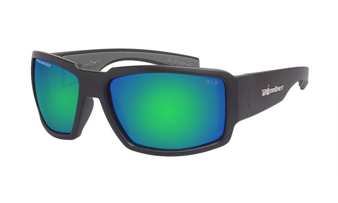 Boogie Safety Sunglasses - Polarized Green Lens for UV Protection & Glare Reduction - Perfect for Driving, Fishing & Outdoor Activities