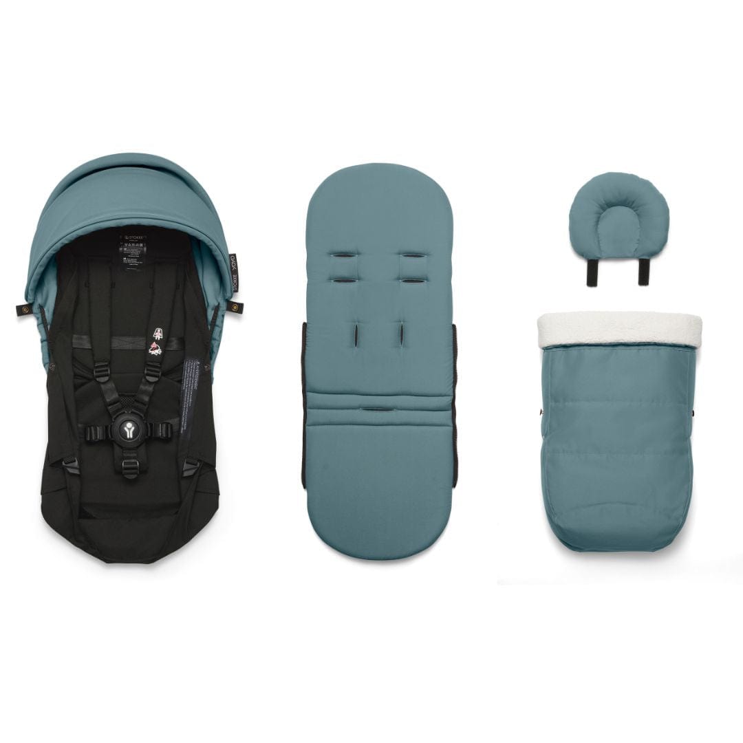 Stokke® YOYO 3 Lightweight Baby Stroller with Newborn Pack - Compact Foldable Travel Stroller for Infants 0+ Months - Perfect for Air Travel, City Walks and Everyday Use