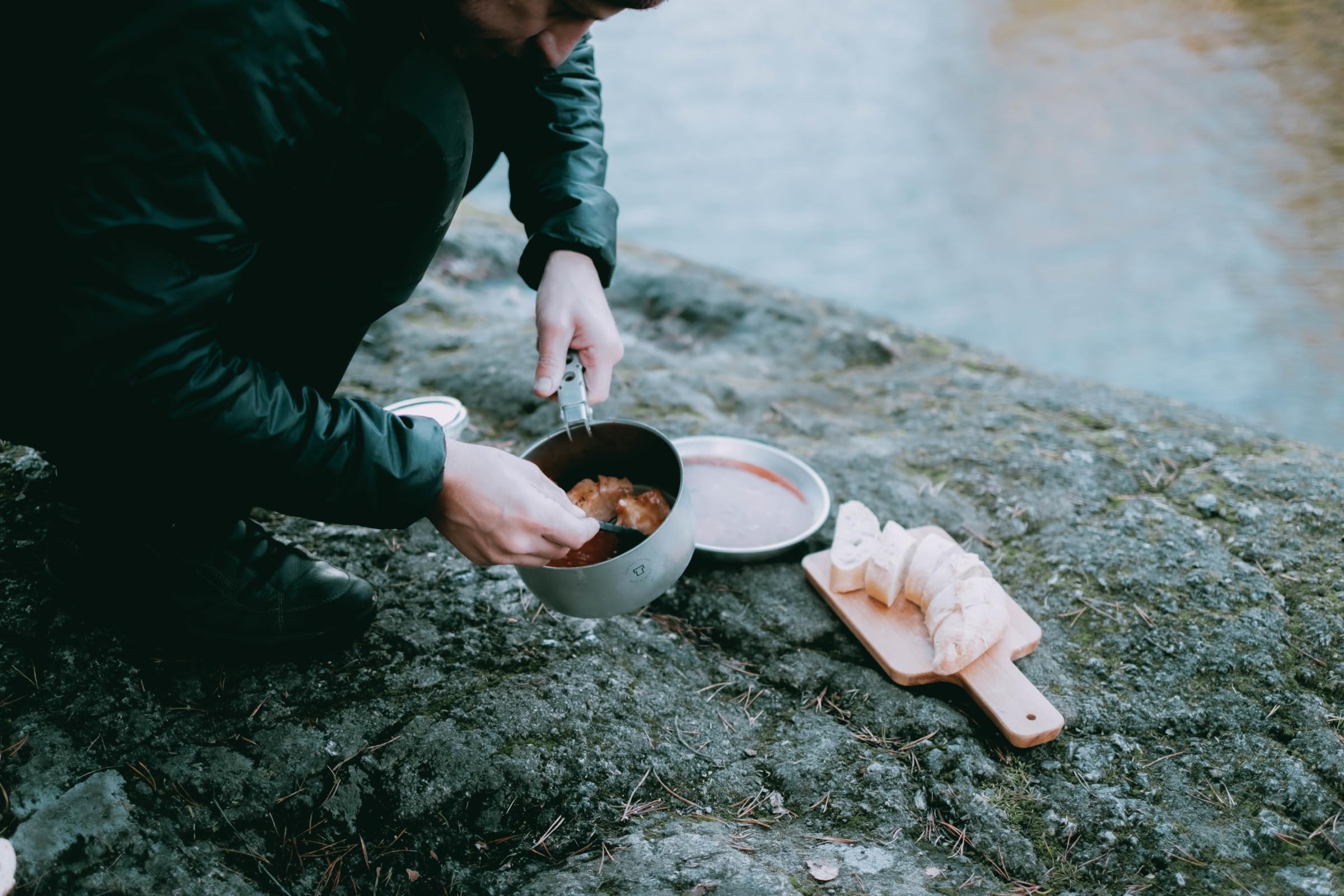 Trangia 25 Hard Anodized Aluminum Sauce Pan - Lightweight Camping Cookware for Backpacking, Hiking & Outdoor Adventures