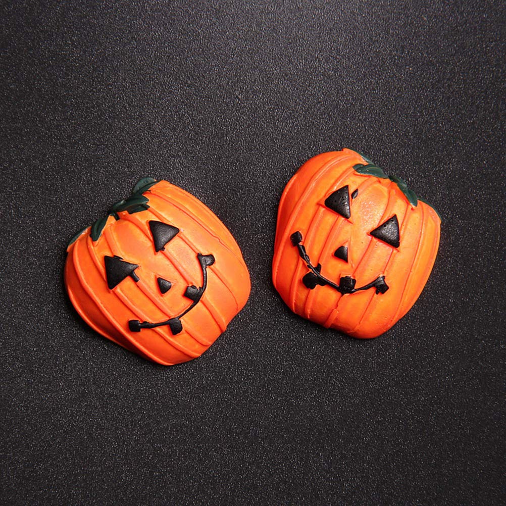 Baluue 8-Piece DIY Resin Pumpkin Pendant Phone Case Set - Jewelry Lovely Phone Cover Accessories for Halloween Themed Decorations | Perfect for Halloween Parties, Gift Giving & Phone Customization
