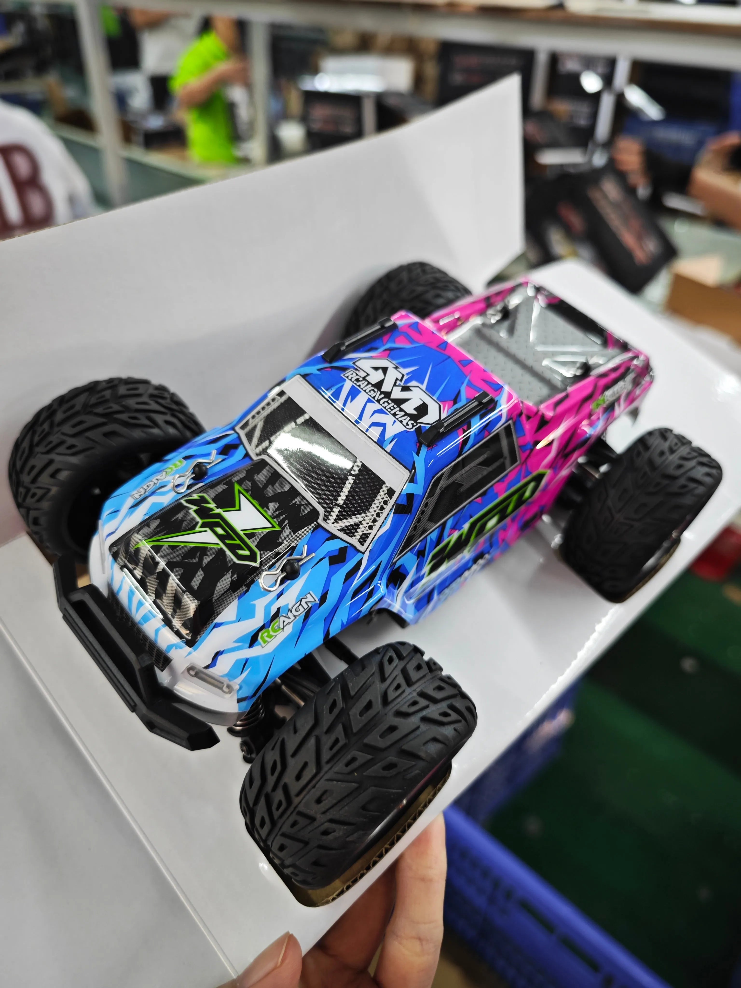 WLTOYS 204006 1/20 Scale 4WD Off-Road RC Car - 2.4GHz Remote Control, 50km/h High Speed, LED Headlights - Perfect for Outdoor Racing, Backyard Driving & Off-Road Adventures