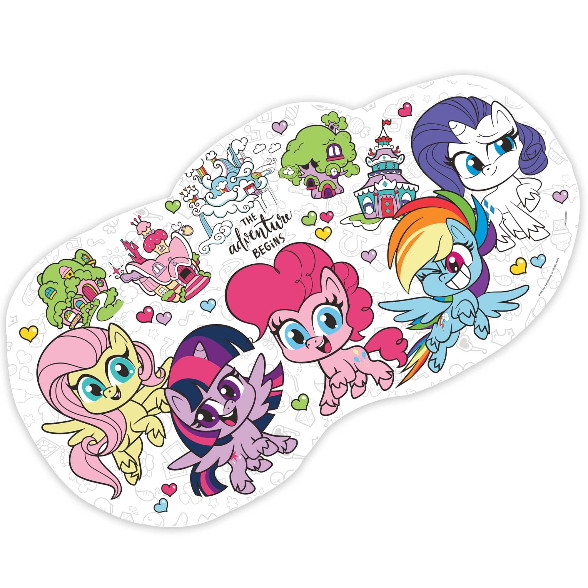 My Little Pony Foam Jigsaw Puzzle - 25 Piece Large Floor Puzzle for Kids Ages 3+ | Safe & Soft Educational Toy for Toddlers | Perfect for Birthday Gifts, Classroom Activities & Family Game Night