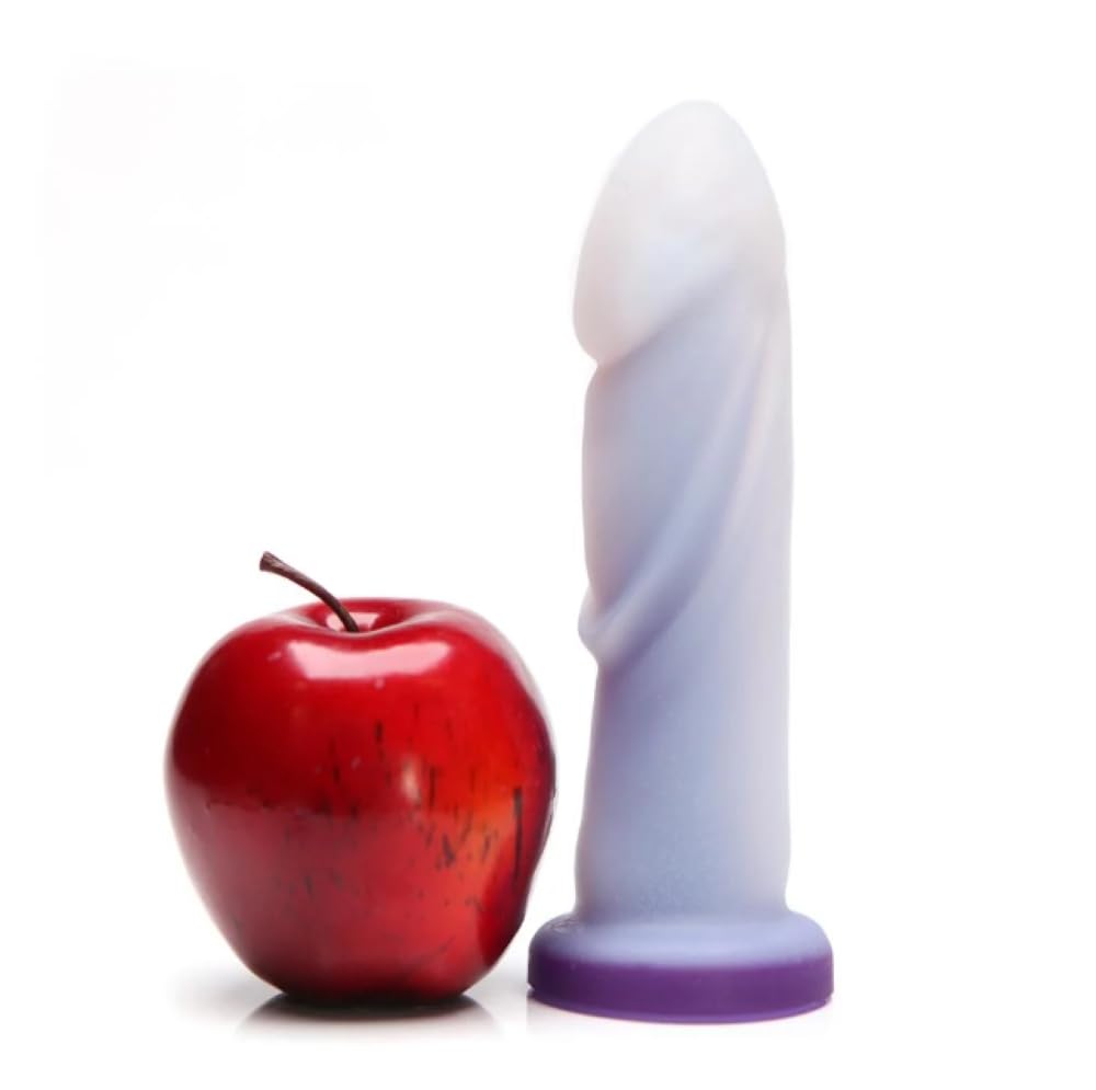 Tantus Cush O2 Dual Density Silicone Dildo - Ultra-Premium Body-Safe Vibrator for G-Spot & P-Spot Stimulation | Harness Compatible Sex Toy for Men, Women & LGBTQ | Anal & Vaginal Use | Matte Twilight Finish | Perfect for Solo Play & Couples Intimacy
