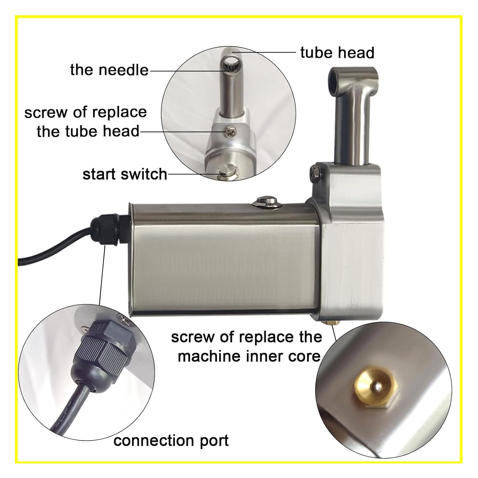 Electric Dreadlock Machine - Portable Handheld Instant Locs Maker with 6 Interchangeable Heads for Quick & Easy DIY Dreadlocks | Perfect for Salon Professionals, Home Hair Styling & African Hair Braiding