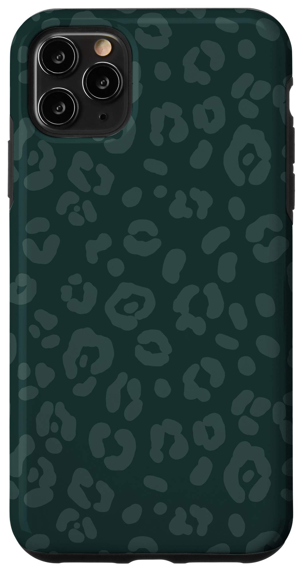 iPhone 11 Pro Max Case - Premium Forest Green Leopard Print Protective Cover | Slim Fit, Shockproof & Scratch Resistant | Perfect for Daily Use, Travel & Outdoor Activities