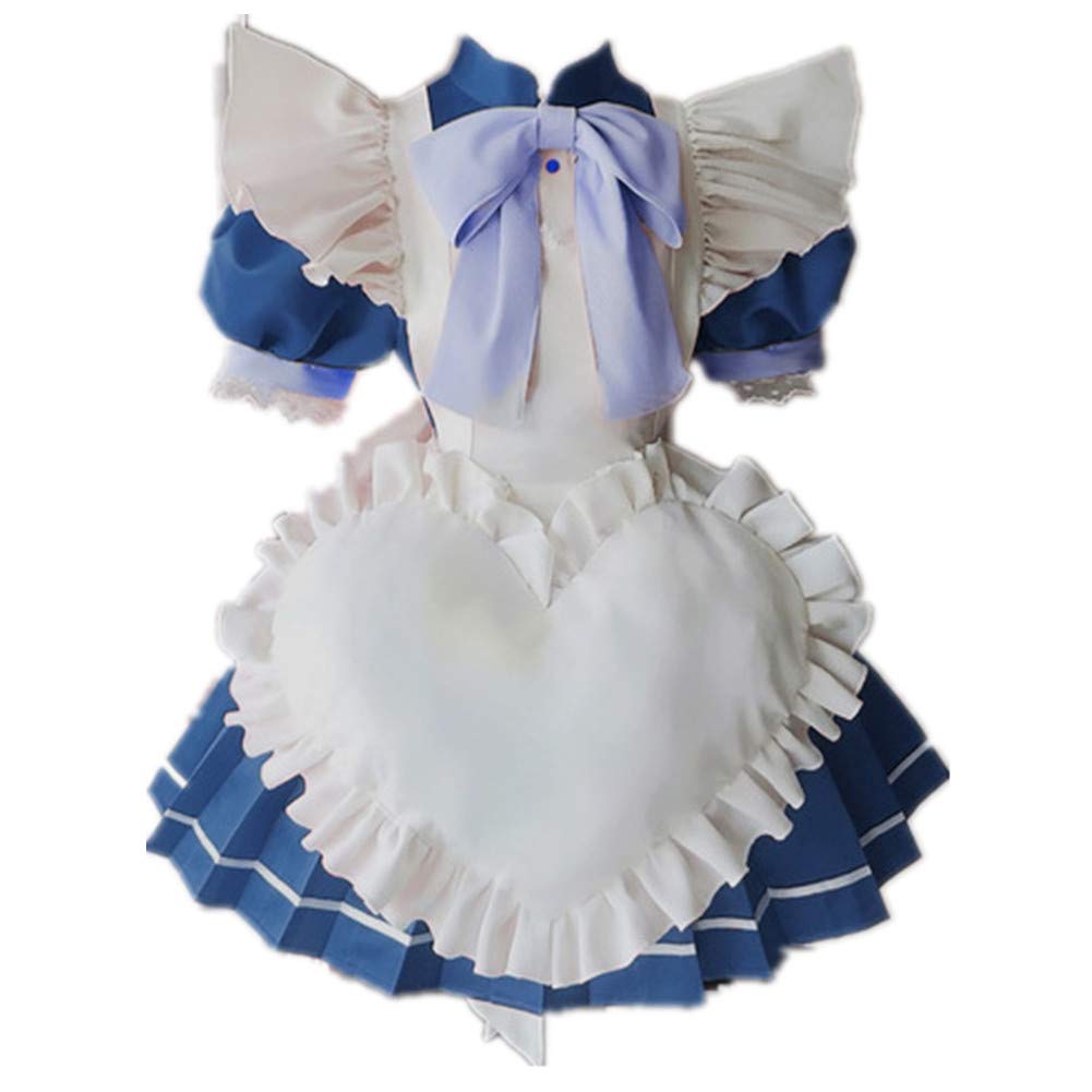 Halloween Tokyo Mew Mew Momomiya Ichigo Maid Dress Cosplay Costume - Anime Game Lolita Outfit for Halloween Party, Cosplay Events & Convention