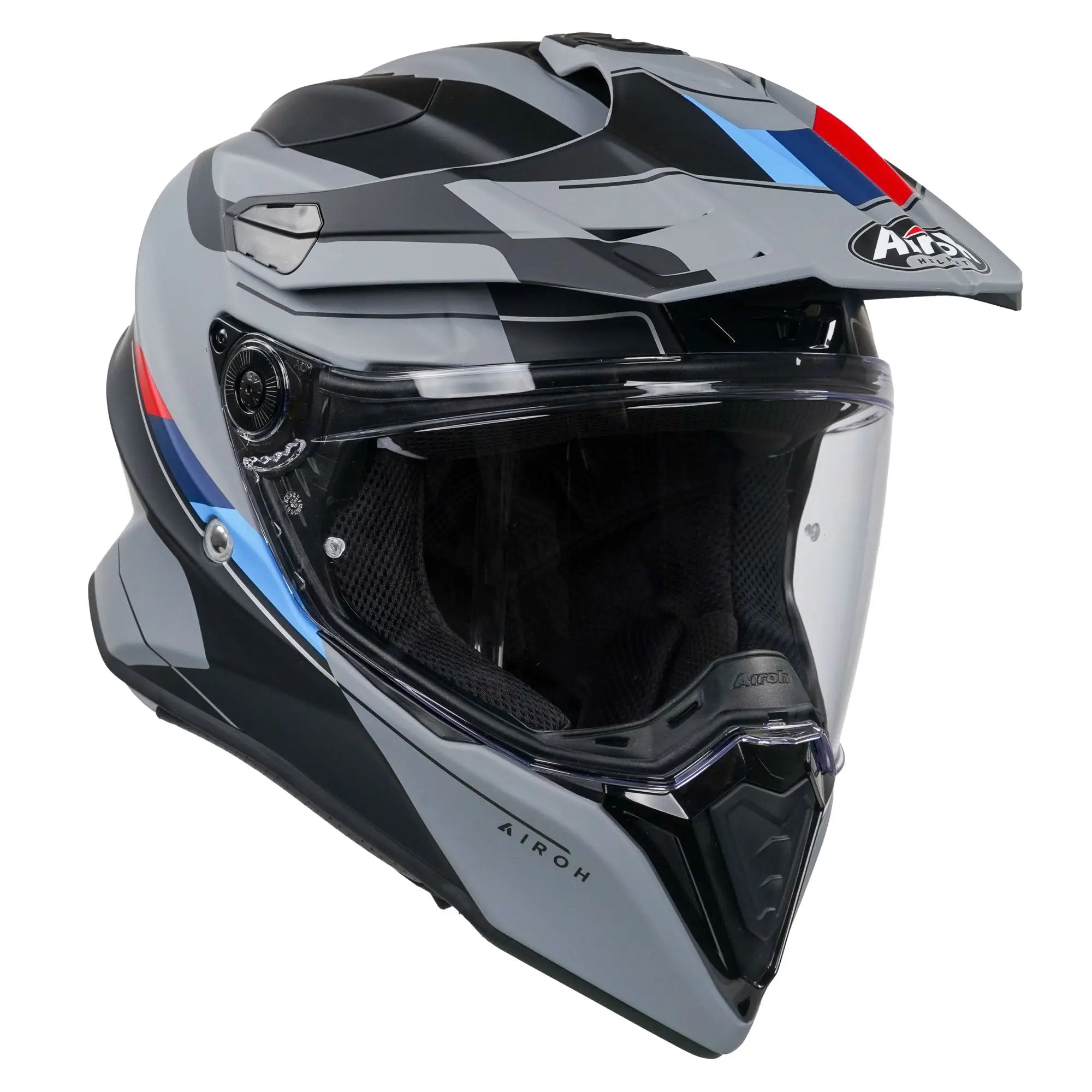 Airoh Commander Adventure Matt Skill Motorcycle Helmet - Lightweight & Durable Off-Road Bike Helmet for Men - Perfect for Motocross, Enduro & Adventure Riding