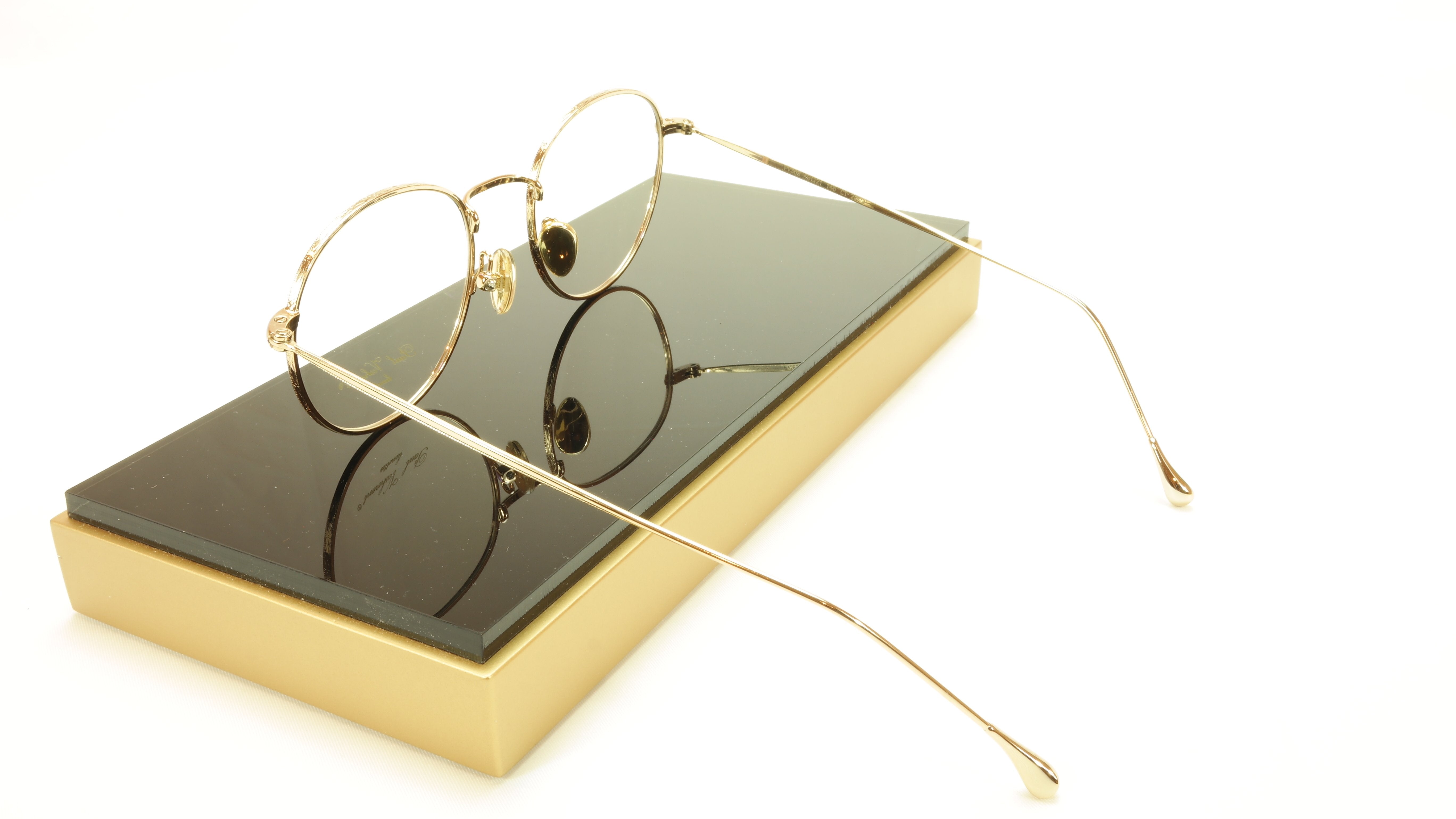 Paul Vosheront PV369 C1 Gold Plated Eyeglasses Frame - Italian Made 49-21-145 Size - Premium Fashion Eyewear for Men & Women - Perfect for Work, Dating & Special Occasions