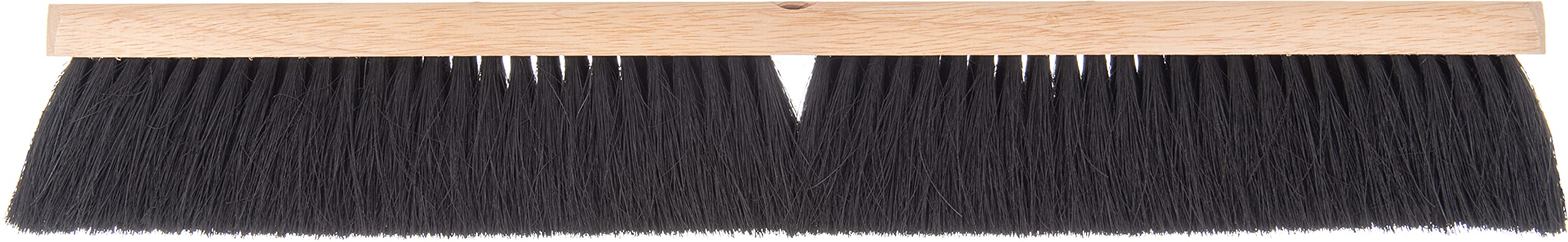 SPARTA Flo-Pac Tampico Floor Sweep - 24 Inch Floor Brush & Broom for Deep Cleaning - Durable Black Tampico Bristles (Pack of 12) - Ideal for Commercial Kitchens, Warehouses & Hard Floor Maintenance