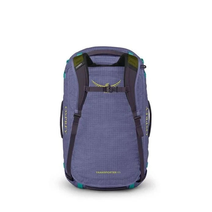 Osprey Transporter Duffel 65 - Waterproof Travel Duffel Bag for Outdoor Adventures, Camping & Air Travel - Durable 65L Carry-On Luggage with Shoulder Straps
