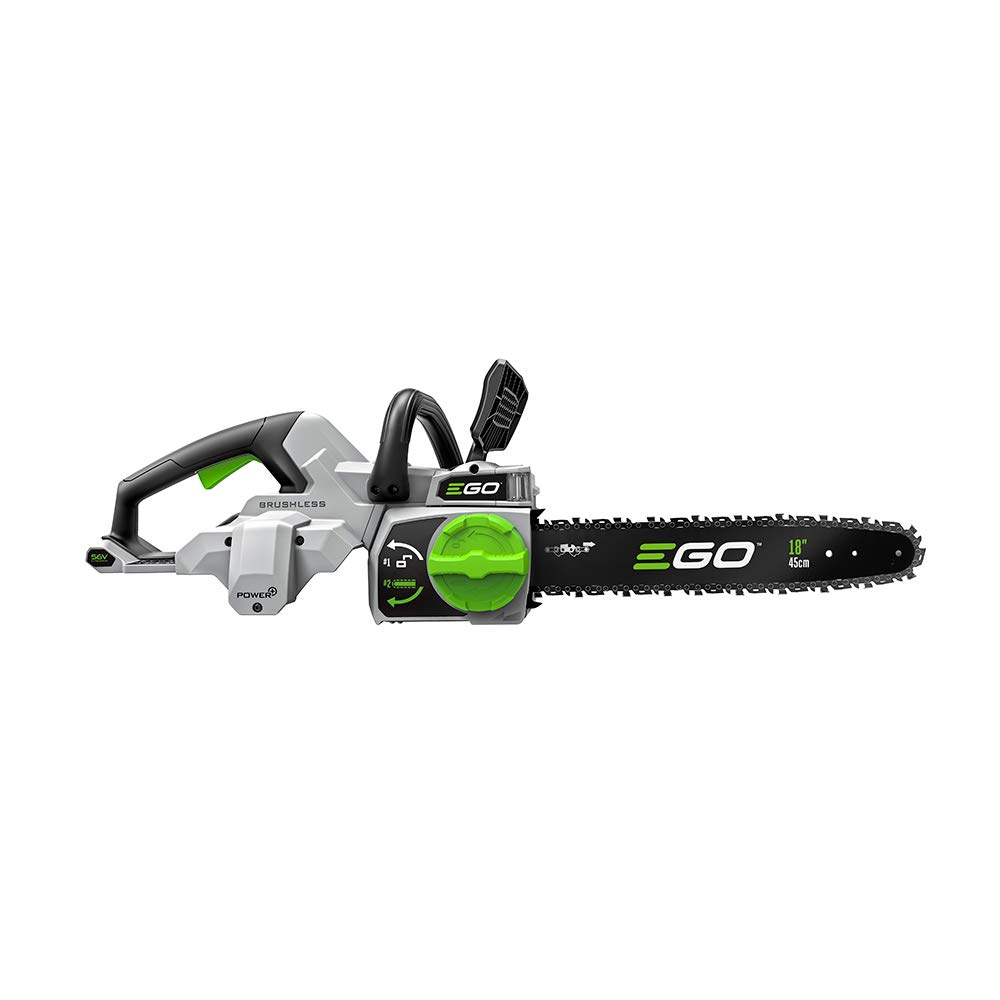 EGO POWER+ CS1800 18-Inch Cordless Battery Chainsaw - Lightweight Electric Chainsaw for Home & Yard Use (Battery & Charger Sold Separately) - Perfect for Tree Trimming, Firewood Cutting, and Landscaping