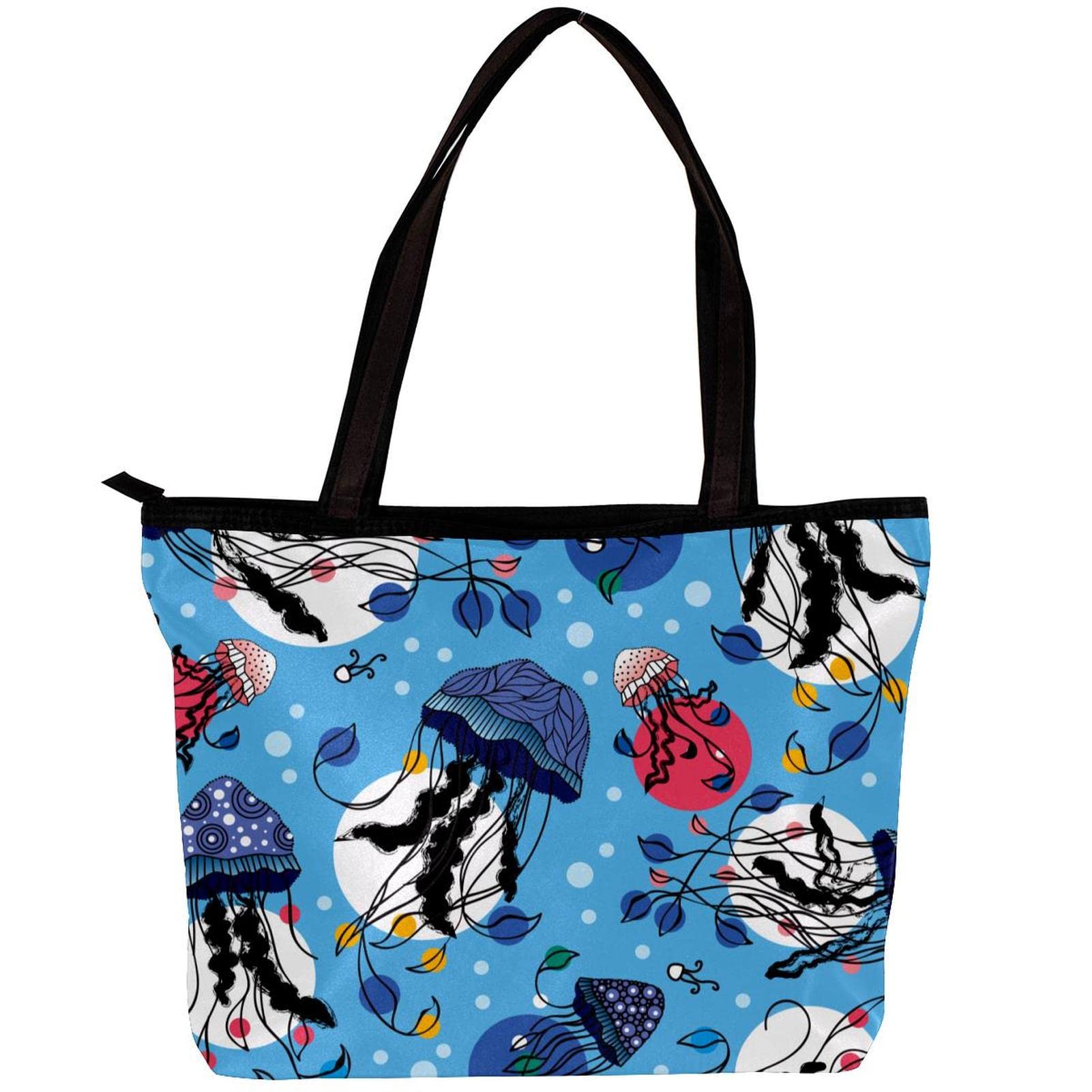 Stylish Women's Butterfly Rose Floral Tote Shoulder Bag with Inner Pouch - Perfect for Work, Shopping & Travel Accessories