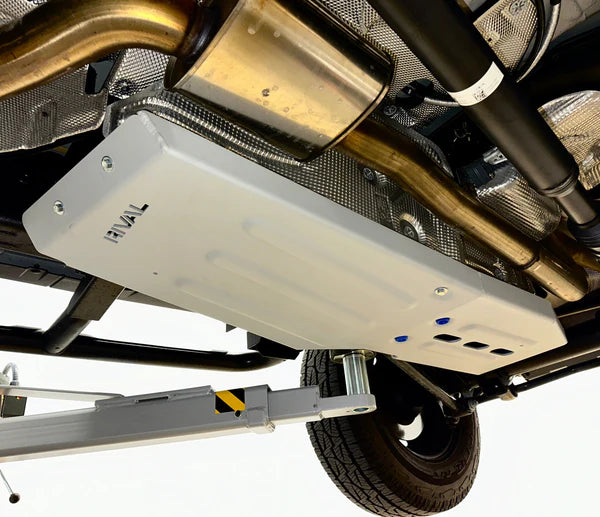 RIVAL 4X4 Aluminum Fuel Tank Skid Plate for 2023+ Ineos Grenadier & Quartermaster - Heavy Duty Off-Road Protection for Adventure Vehicles