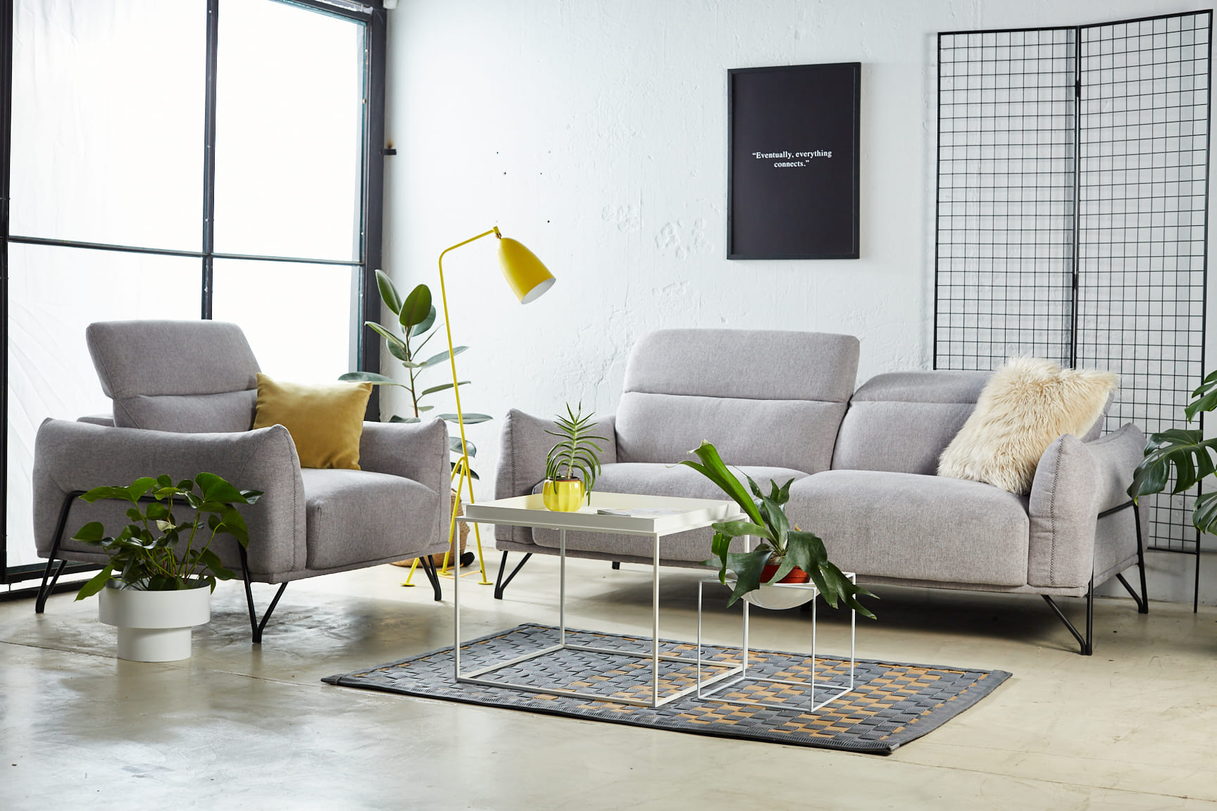 Jeff 2m (6.56ft) Modern Sofa - Comfortable Living Room Couch for Small Spaces | Perfect for Apartments, Studios & Cozy Home Decor