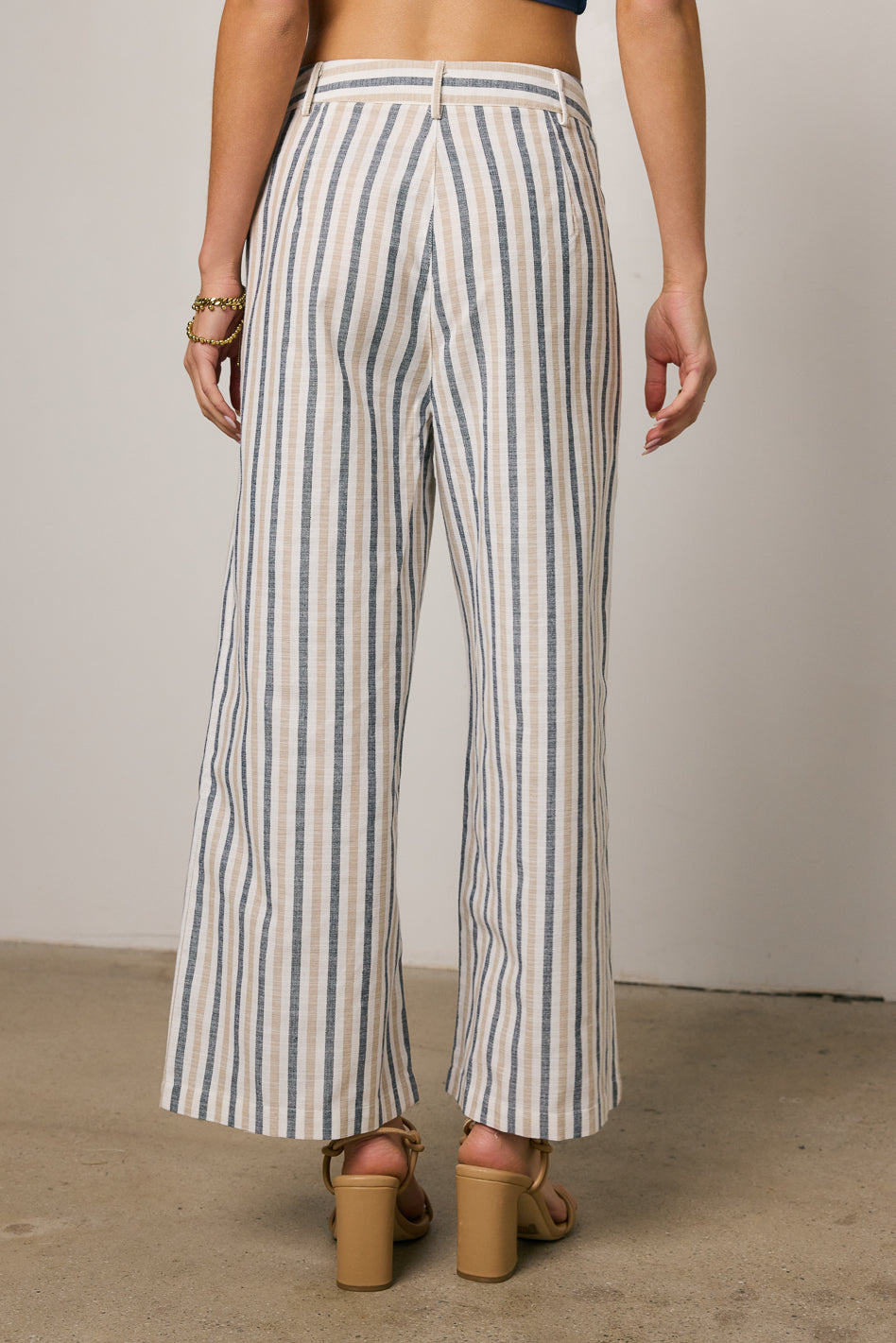 Liam Striped Pants for Men - Comfortable Casual Trousers with Elastic Waist | Perfect for Office, Travel & Everyday Wear - FINAL SALE