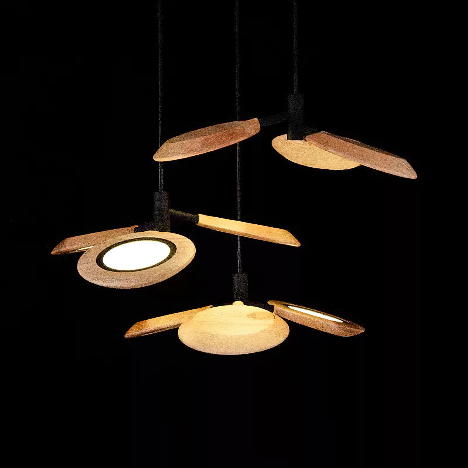 Elegant Hotaru Crystal Chandelier - Modern LED Ceiling Light Fixture for Dining Room, Bedroom & Living Room Decor