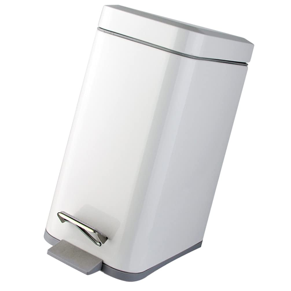 1PC Step Trash Can - Plastic Waste Bin with Double-Layer Design, Simple Home Dustbin for Kitchen, Bathroom & Office - Household Waste Organizer & Rubbish Container for Easy Disposal