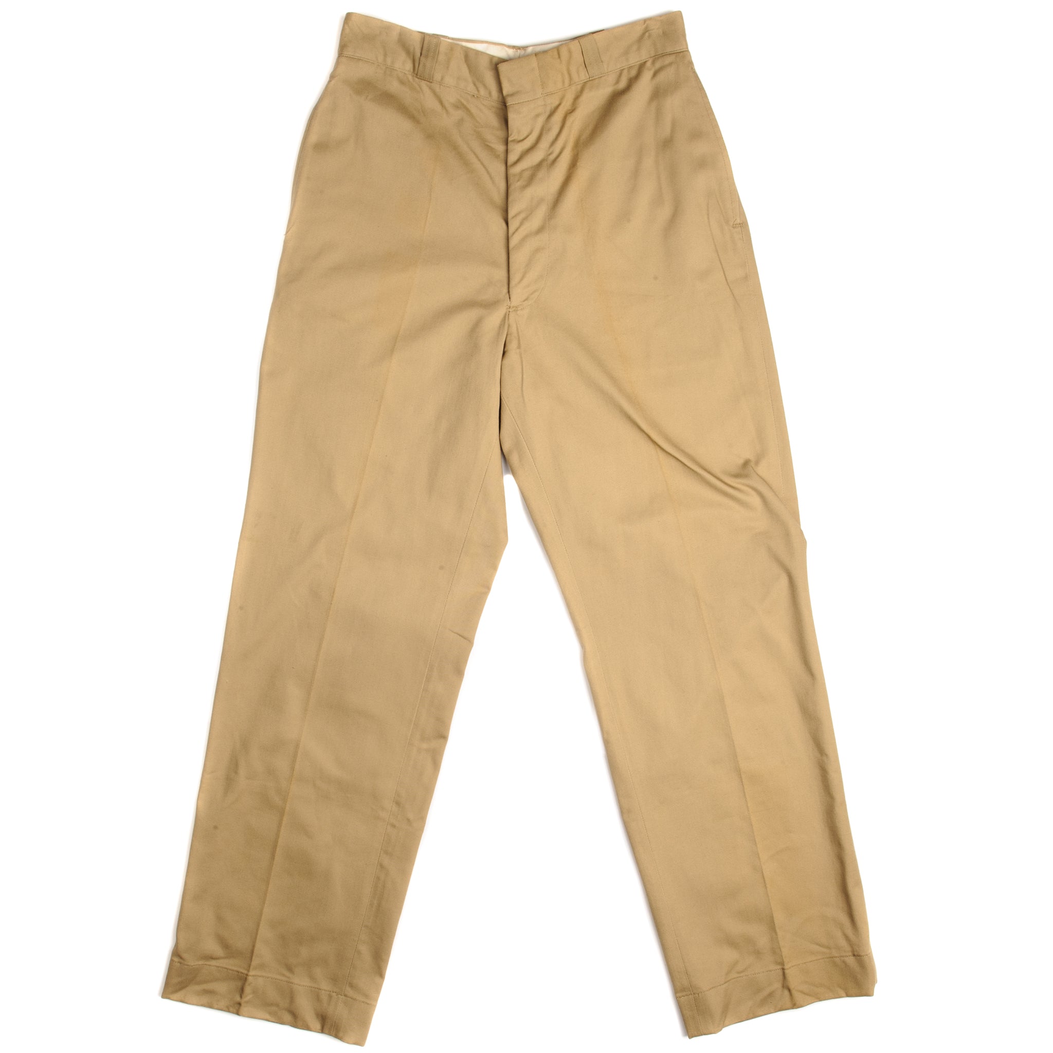 Vintage USMC Khaki Trousers Pants - Authentic Vietnam War Era 1972 - Size W30 L30 - Military Collectible & Outdoor Adventure Gear