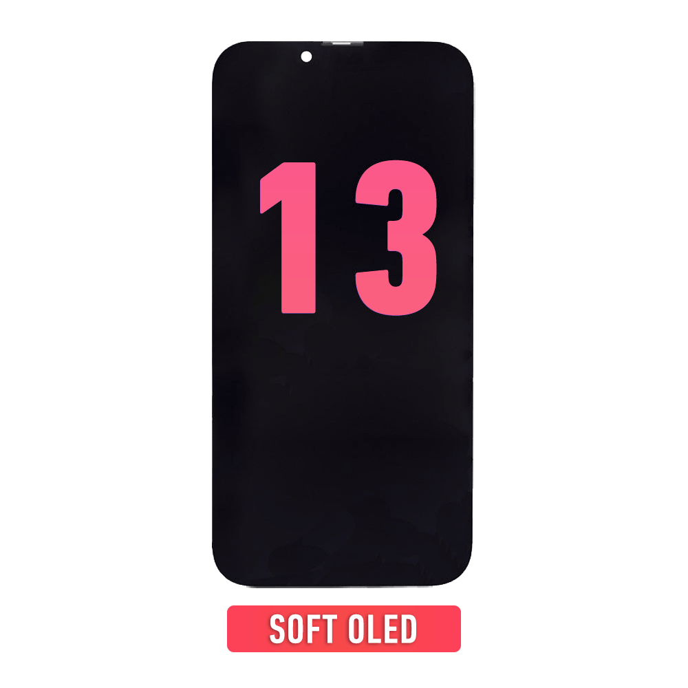 Original iPhone 13 OLED Screen Replacement - Soft OLED Display with IQ9 Technology | High-Quality Repair Part for Cracked or Damaged Screens | Perfect for DIY Fixes & Professional Repairs