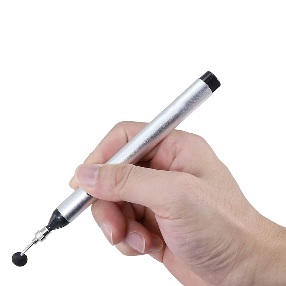 WANGCL Manual Desoldering Pump with 3 Nozzle Tips - Perfect for Electronics Repair, Circuit Board Work & DIY Soldering Projects