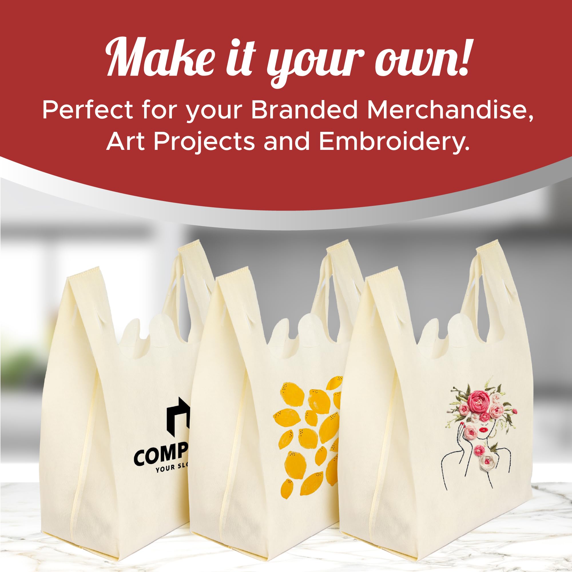 Simply Cool 300 Pack Reusable Eco-Friendly Grocery T-Shirt Shopping Bags - 21