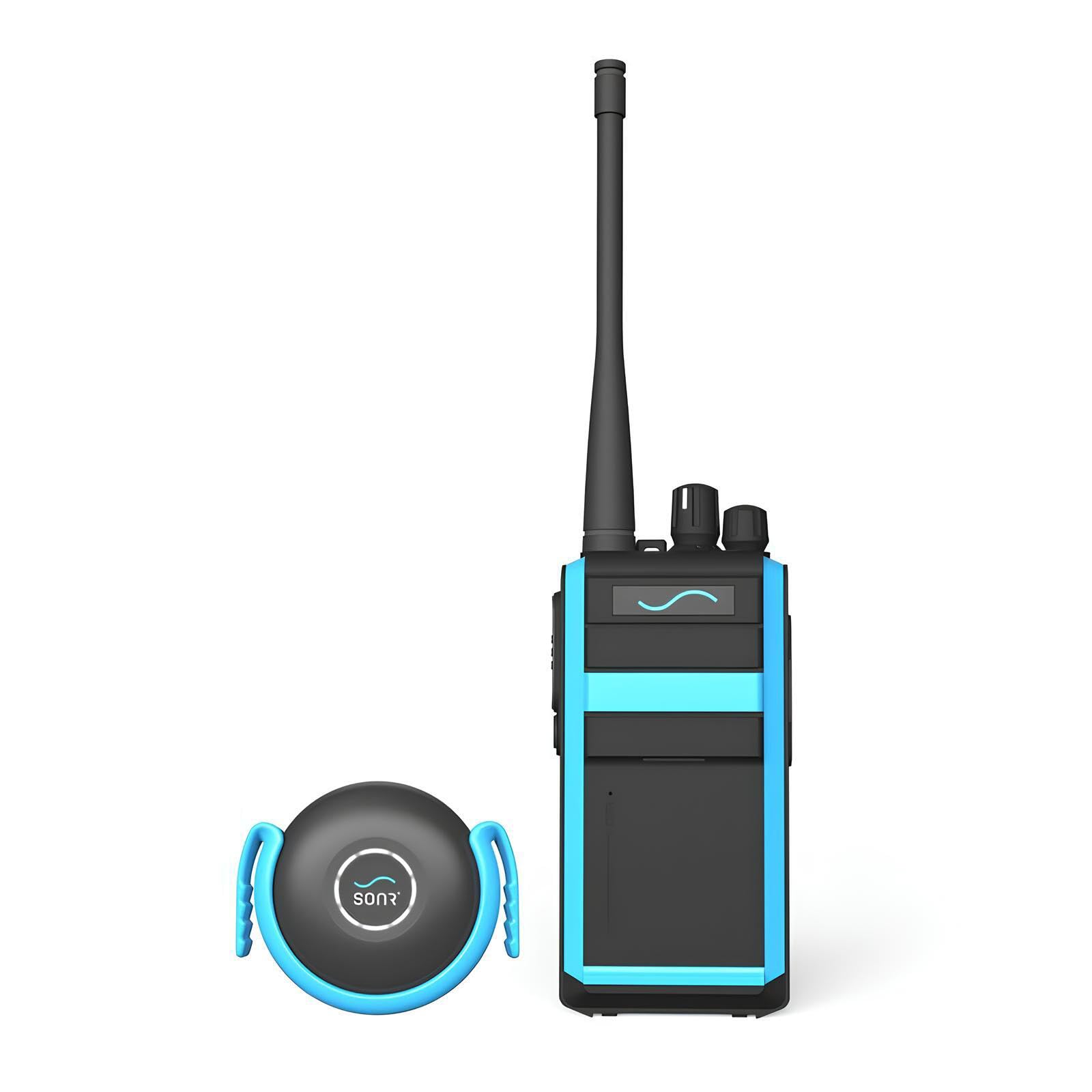 SONR Swim Coach Communicator - Waterproof Wireless Headset with Bone Conduction Technology for Underwater Swimming | Real-Time Coaching & Metronome Features | Perfect Coach Gift for Swim Training, Competitions & Aquatic Sports