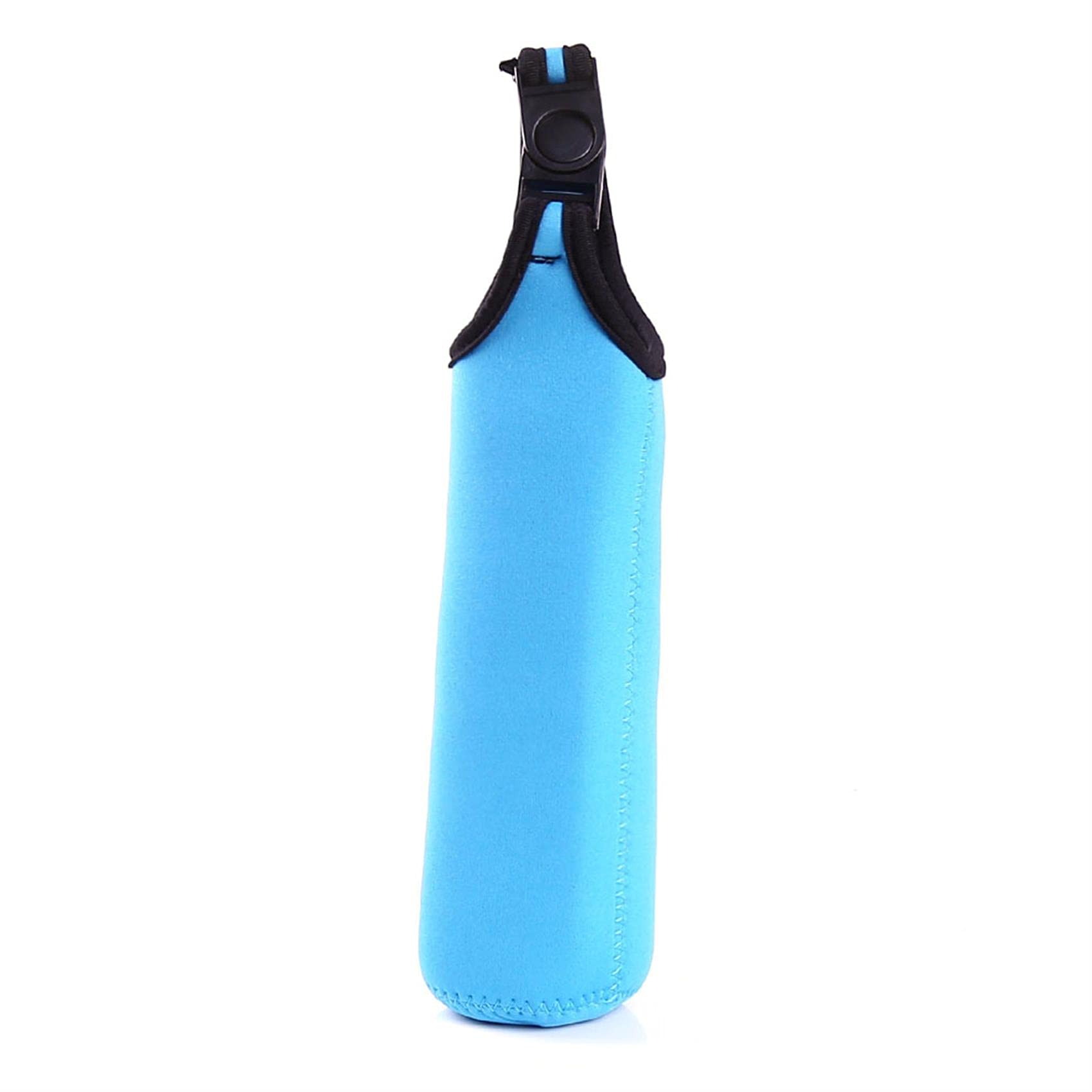 LeeZAKA Insulated Neoprene Water Bottle Holder - Blue, Durable Travel & Sports Cup Cover for Hiking, Gym, and Outdoor Adventures