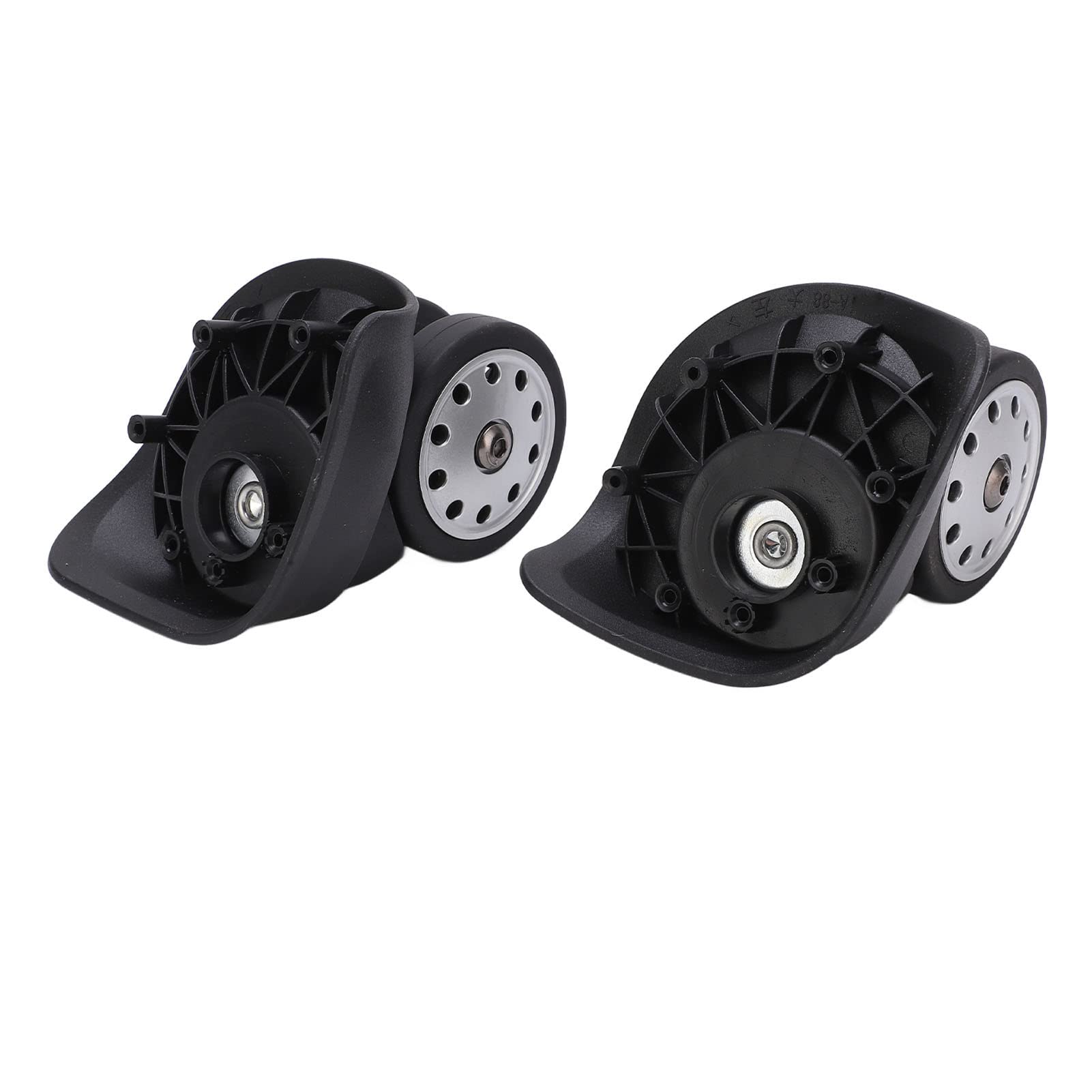 VBESTLIFE A88 Porous Luggage Wheel Replacement - 1 Pair Heavy Duty Suitcase Casters for Large Travel Bags | Durable Spare Wheels for Smooth Rolling & Easy Maneuvering in Airports & Hotels