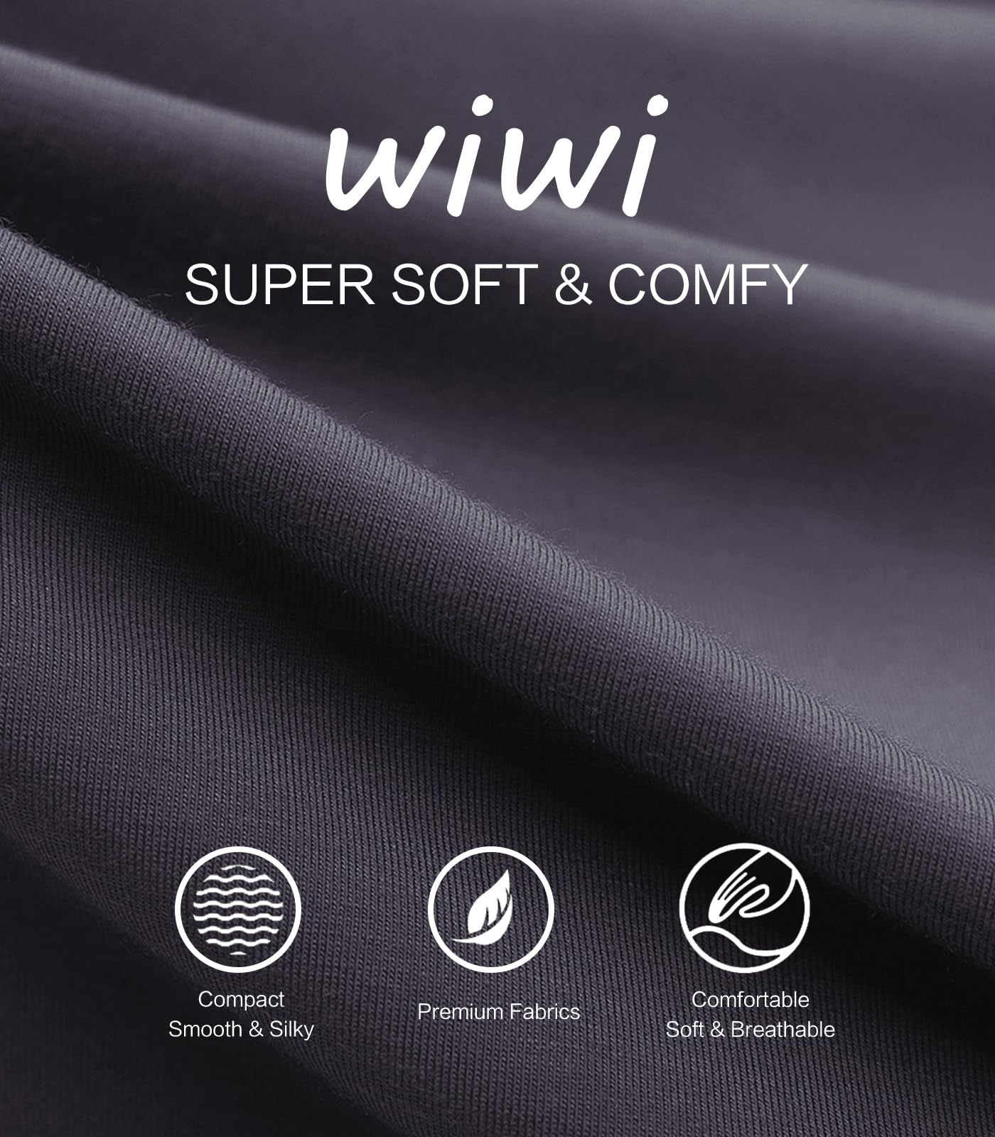 WiWi Soft Women's Nightgowns - Bamboo Viscose Sleep Shirts & Plus Size Pajamas (S-4X) | Breathable Short Sleeve Sleepwear for Comfortable Nights & Relaxing at Home