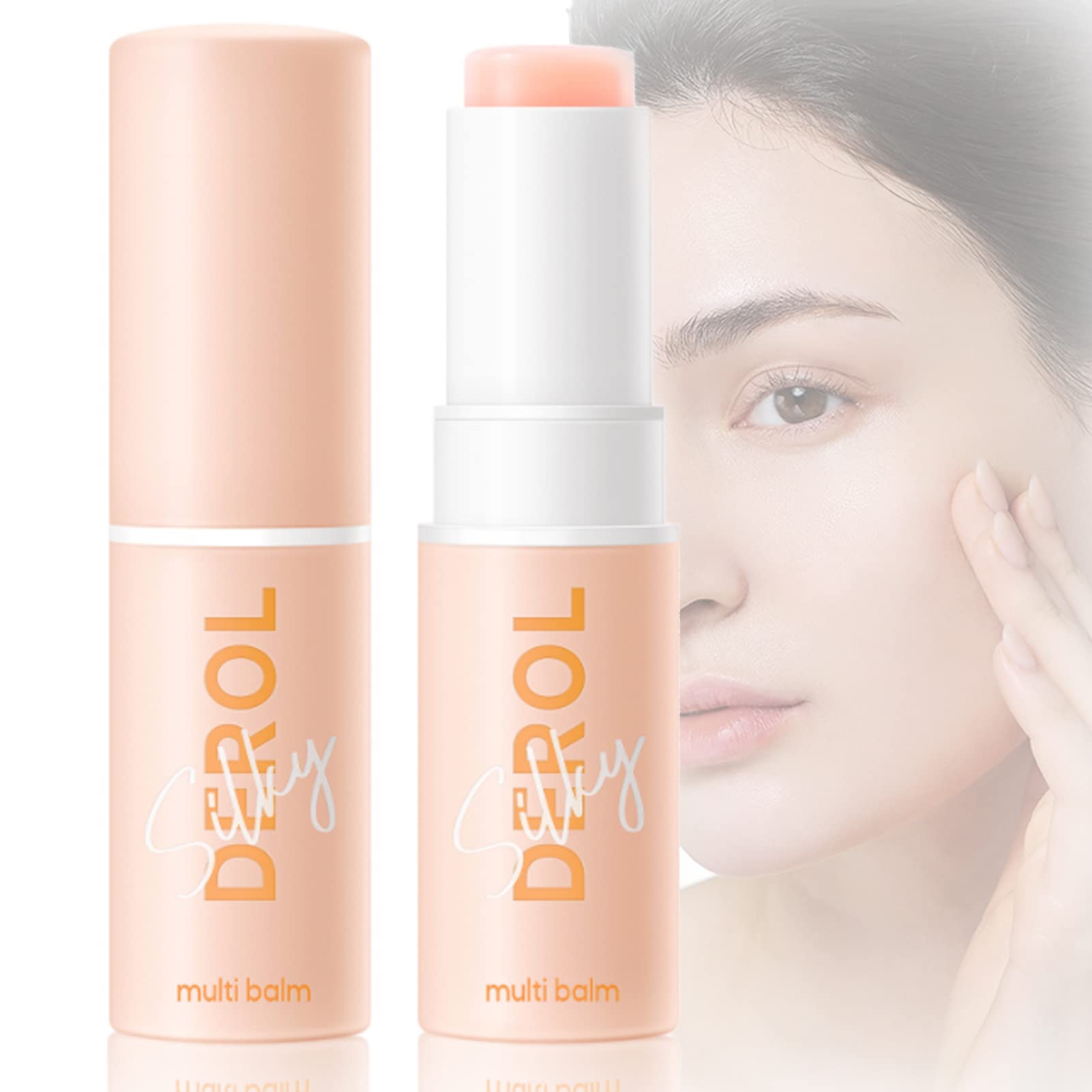2PCS Collagen Moisturizing Balm Stick - Hydrating Facial & Body Balm with Eye Treatment, Instantly Nourishes Dry Skin | Perfect for Travel, Daily Skincare & On-the-Go Hydration