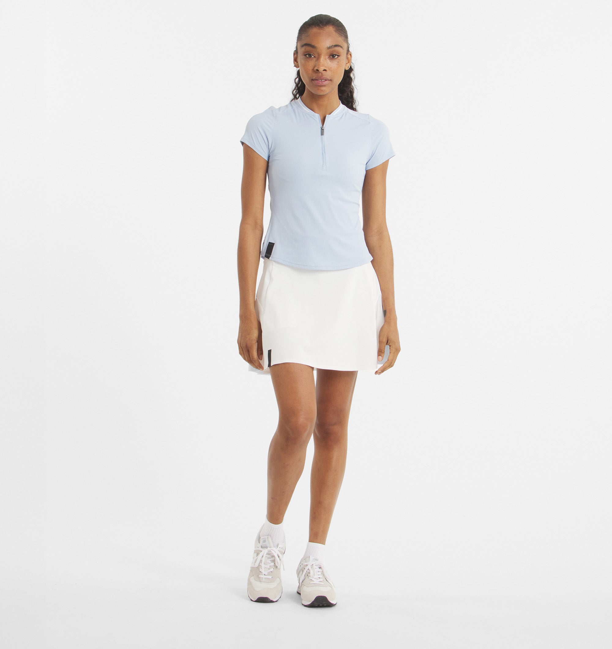 UNRL Amelia Short Sleeve Polo Shirt for Women - Comfortable Cotton Blend Casual Top for Golf, Work & Everyday Wear