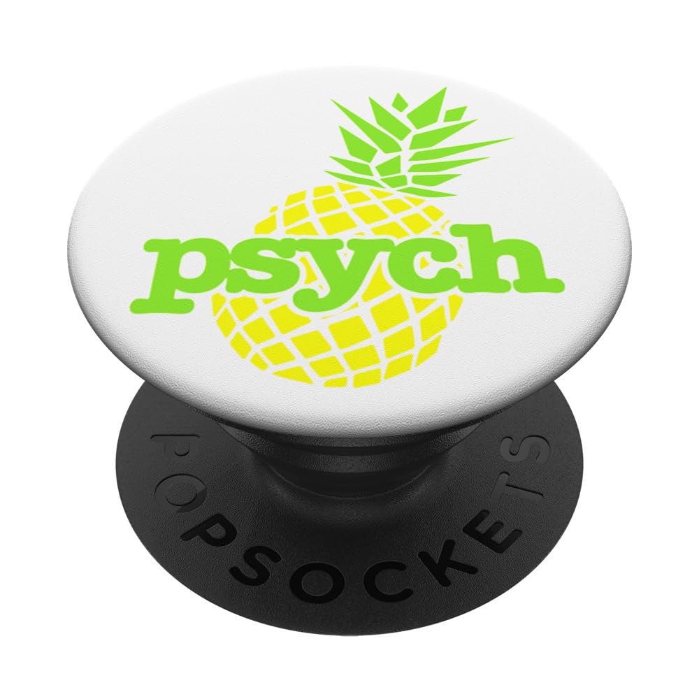 Funny Pineapple Fruit PopSockets PopGrip - Swappable Phone Grip for iPhone & Android | Yellow Juicy Tasty Design | Perfect for Summer, Beach & Tropical Vibes