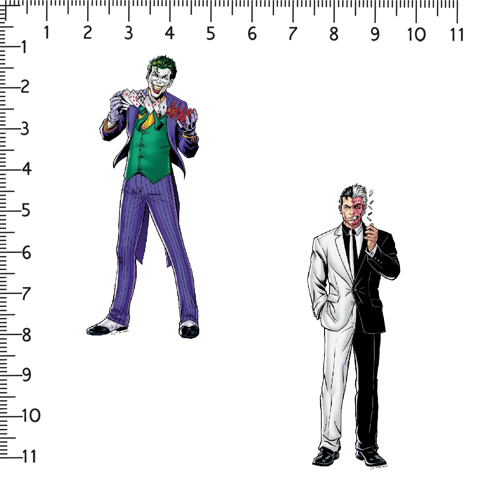 Batman Villains Sticker Pack - 50pcs Premium Die-Cut Vinyl Stickers for Laptop, Water Bottle, Skateboard, Scrapbooking - Waterproof & UV Resistant - Perfect for DIY Crafts, Room Decor, Gifts and Party Favors