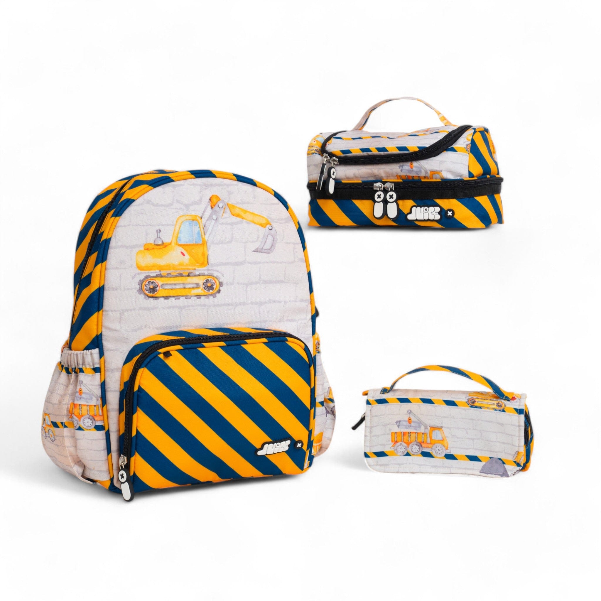 Heavy Duty Construction Backpack Set - Durable Work Backpack with Multiple Pockets for Tools & Gear - Perfect for Job Sites, Camping & Outdoor Adventures