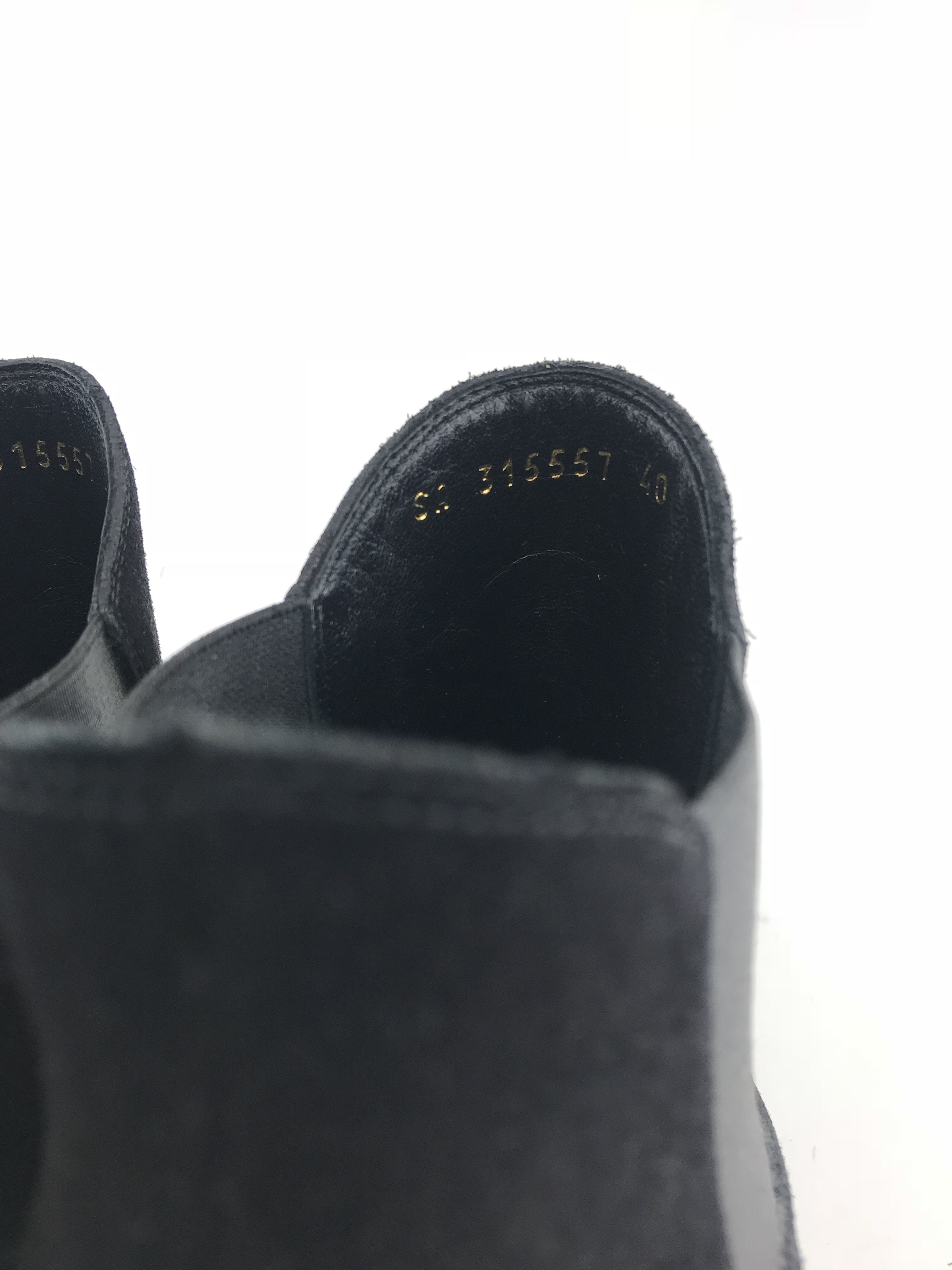 Saint Laurent Suede Pointed Toe Ankle Boots Women's Size 10 - Luxury Designer Boots for Fall & Winter Fashion, Office Wear & Night Out