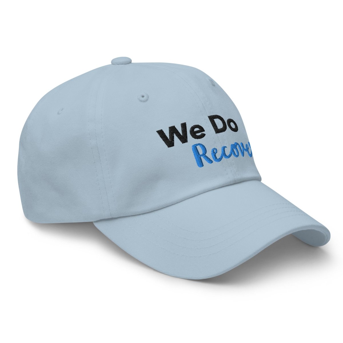 We Do Recover Dad Hat - Lightweight Cotton Sobriety Hat for Men & Women - Celebrate Recovery & Support Community - Perfect for AA Meetings, Sober Events & Everyday Wear