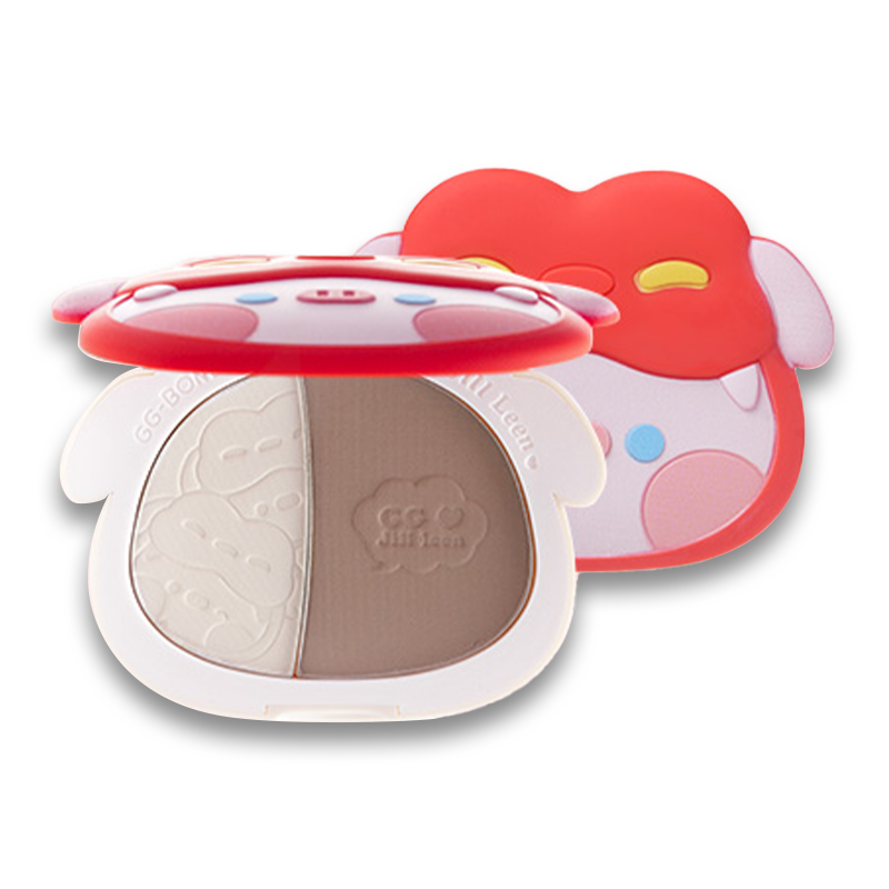 JILL LEEN x GG BOND 4-in-1 Multi-Purpose Face Palette - Blush, Highlighter, Bronzer & Eyeshadow for Everyday Makeup & Travel