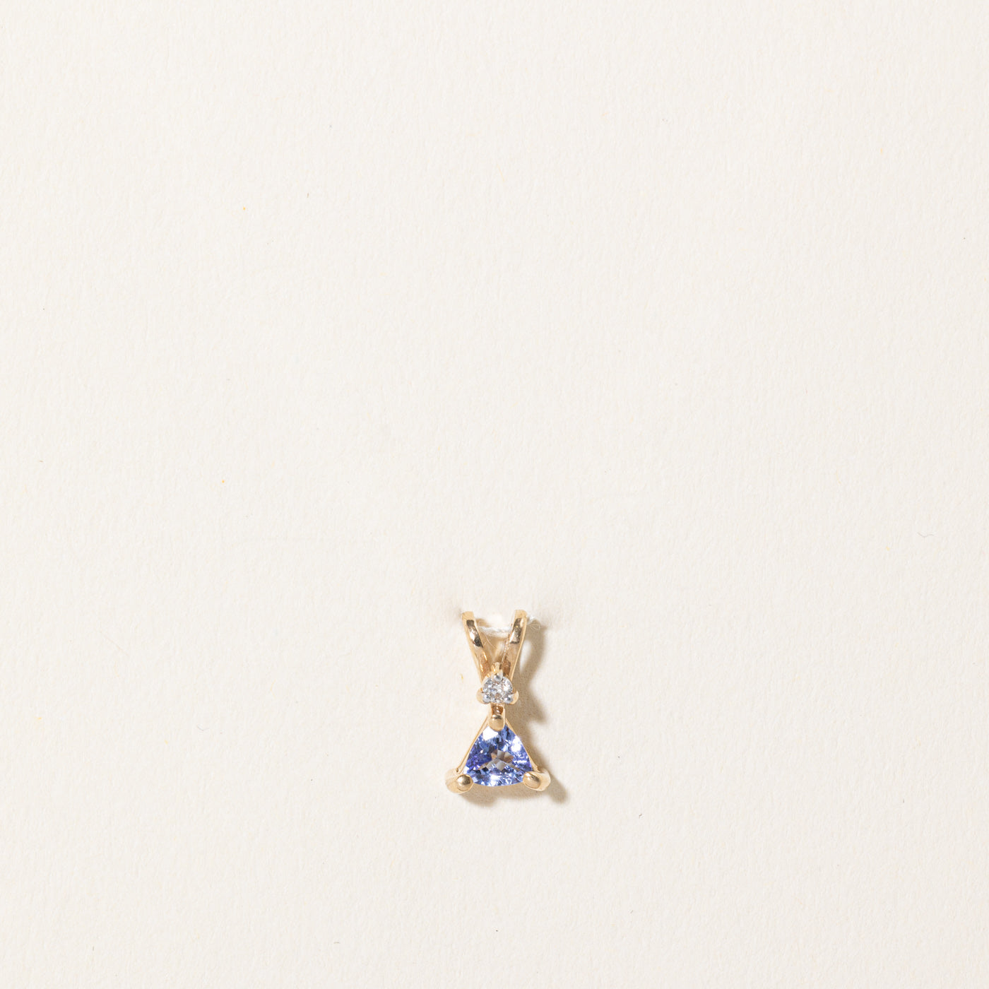 Exquisite 0.16ct Tanzanite & 0.02ct Diamond Pendant Necklace - 925 Sterling Silver Jewelry for Women - Perfect Gift for Anniversary, Birthday & Special Occasions