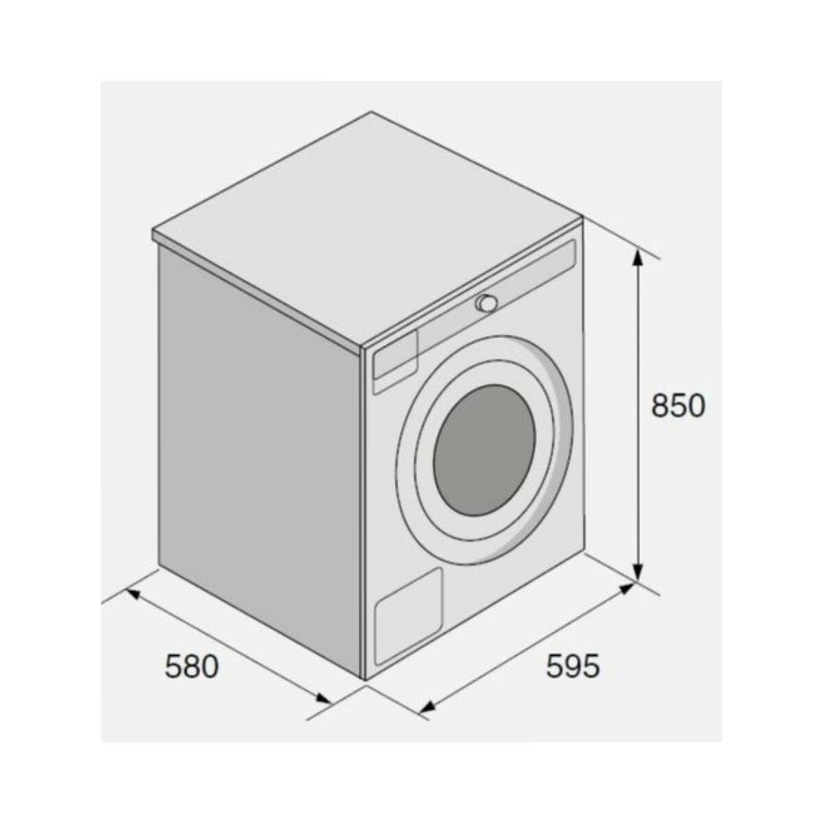 ASKO Pro Wash 8kg Front Load Washing Machine W4086P.W - Energy Efficient, Quiet Operation for Apartments & Small Homes (Factory Clearance) - Perfect for Laundry Rooms, Basements & Compact Spaces