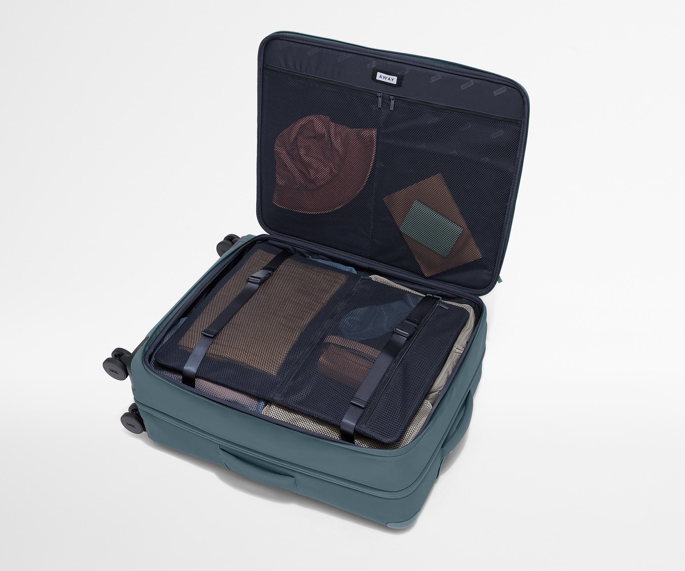 Premium Softside Large Luggage in Coast Blue - Spacious & Durable Suitcase for Travel, Business Trips & Vacations