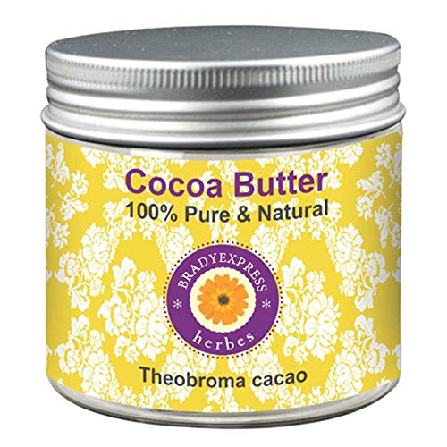 100% Pure Natural Cocoa Butter (Theobroma Cacao) - 50g for Skin Care, Moisturizing & Reducing Signs of Aging | Perfect for Dry Skin, Stretch Marks, and DIY Beauty Recipes