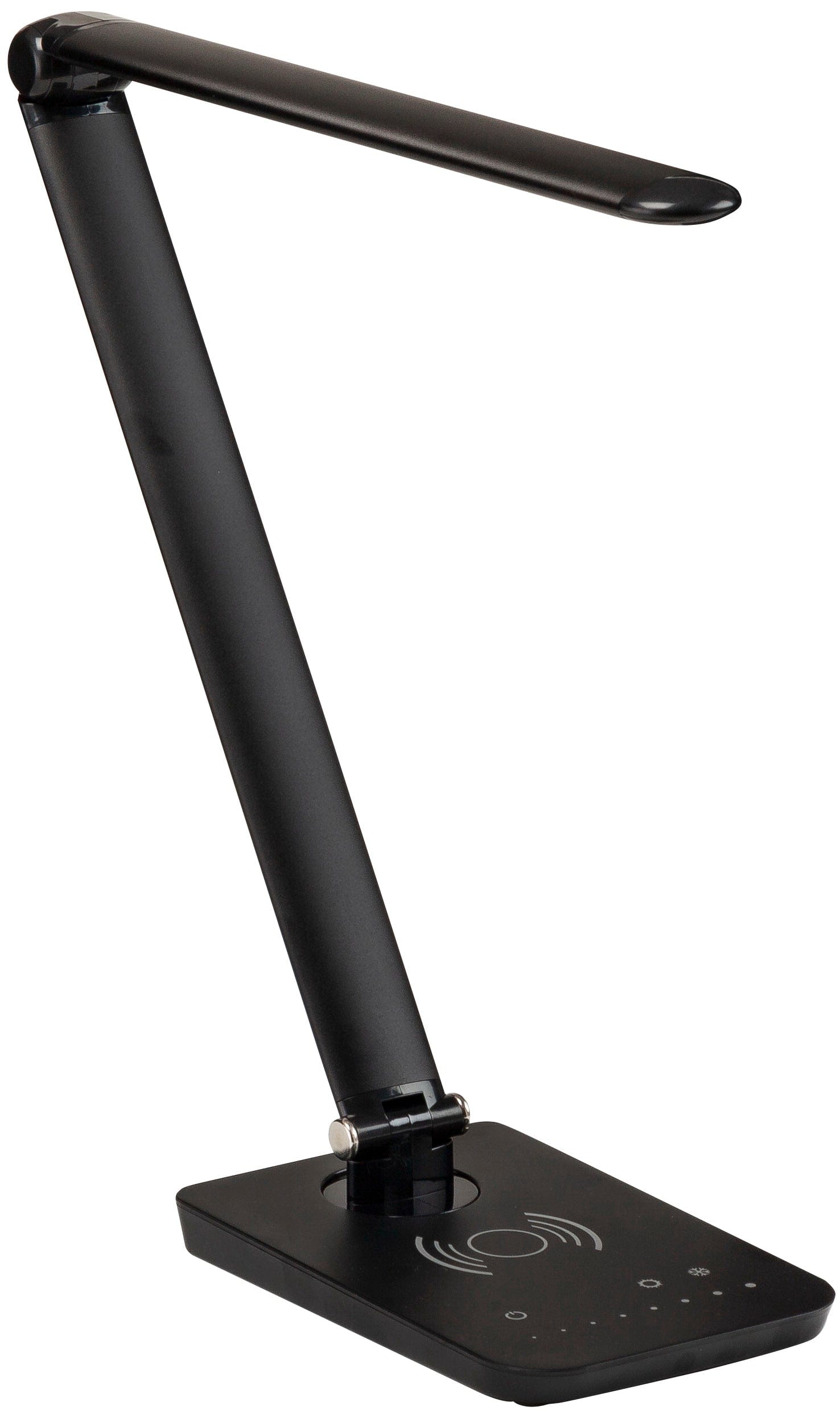 Vamp™ LED Wireless Charging Lamp with Qi-Certified Fast Charging - Modern Nightstand Lamp with Adjustable Brightness & USB Port for Bedroom, Office, and Living Room