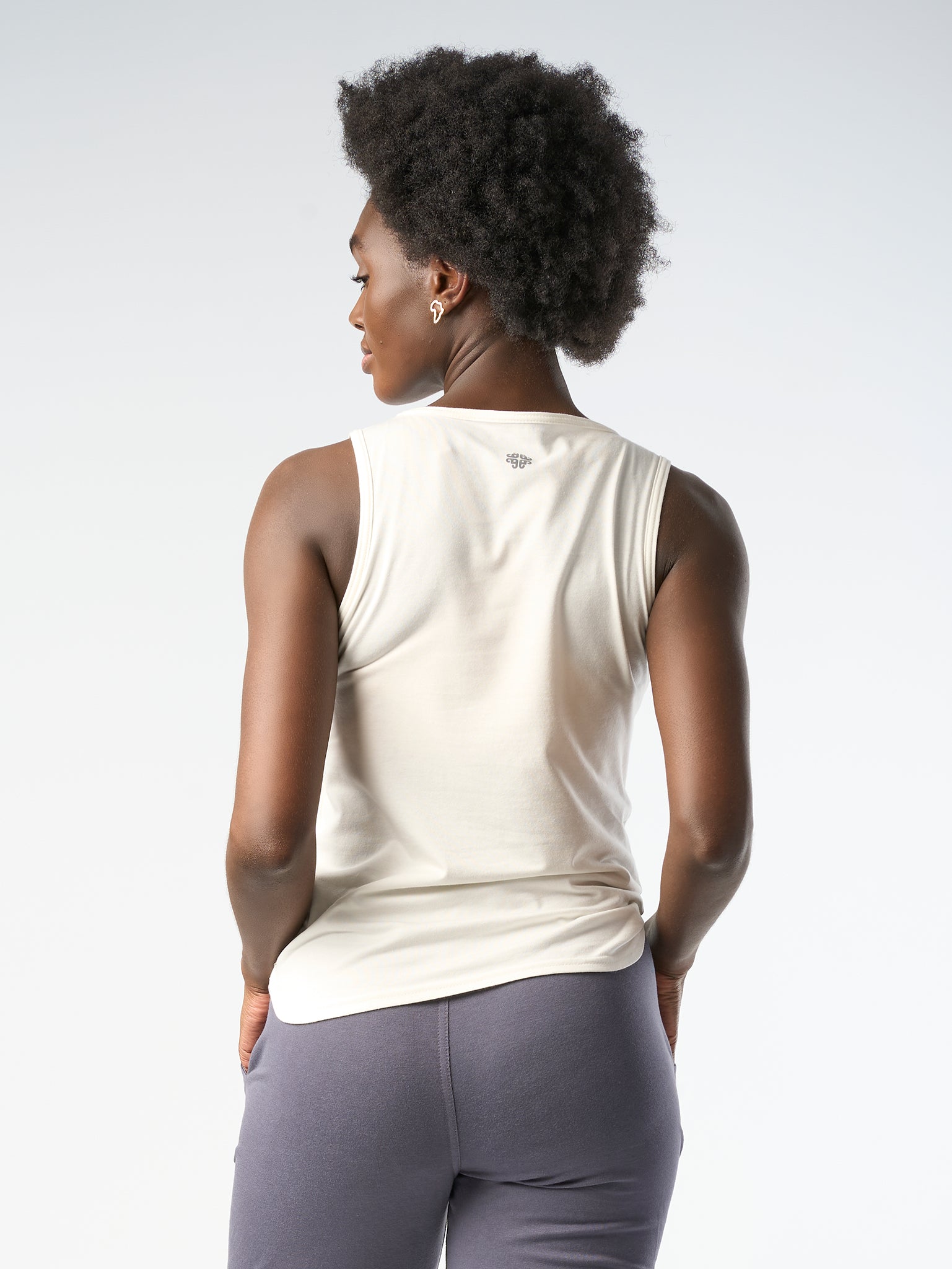 Gossypium Freedom Yoga Vest - Natural Cotton Women's Workout Top for Yoga, Pilates & Gym - Breathable & Comfortable Activewear