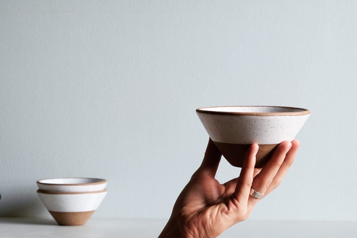 Handmade Portland Dessert Bowl - Custom Ceramic Serving Bowl for Ice Cream, Pudding & Fruit - Perfect for Parties, Gifts & Home Decor