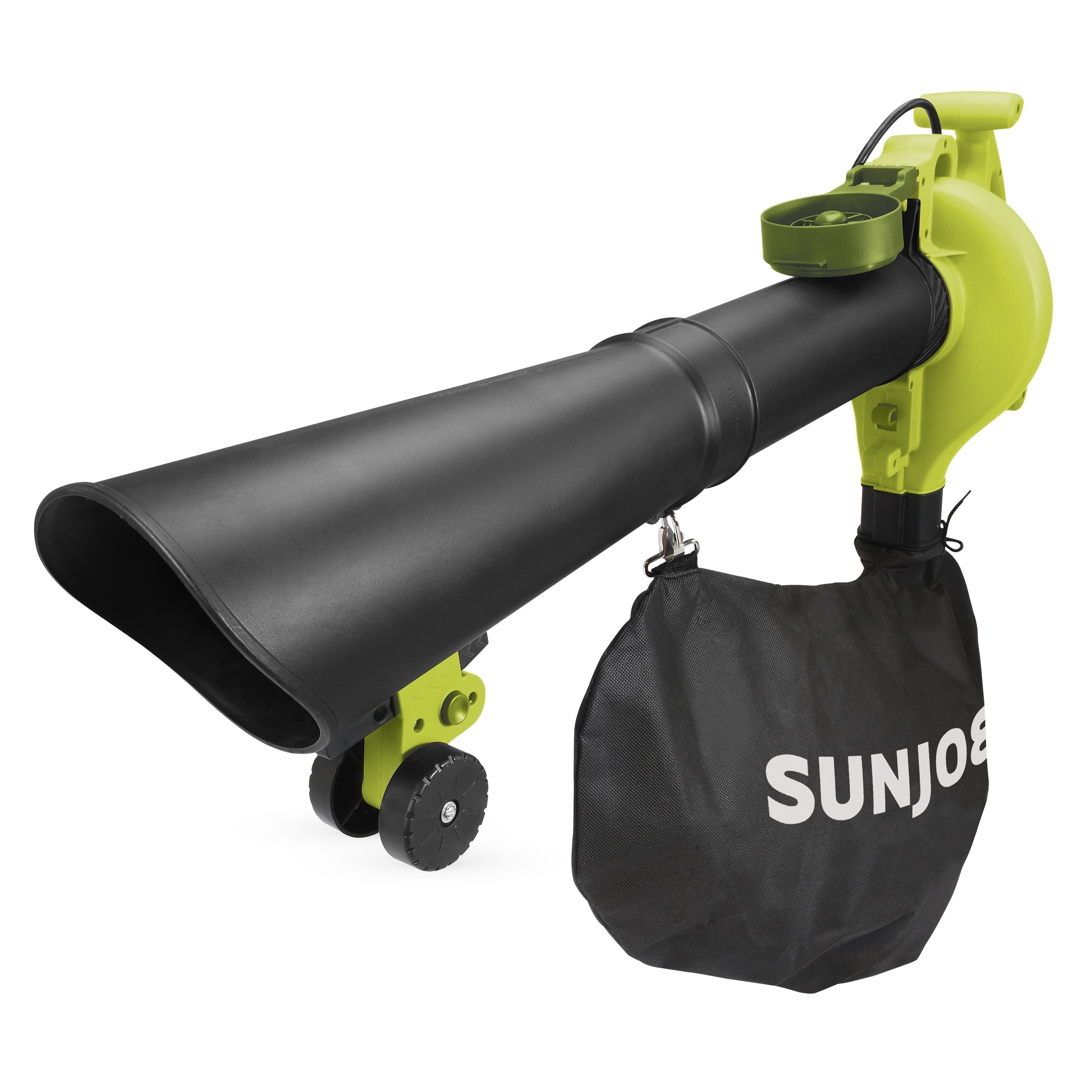 Sun Joe SBJ606E GA SJG 4-in-1 Electric Leaf Blower & Vacuum Mulcher | 250 MPH High Speed | 14 Amp Powerful Motor | Yard Cleanup, Gutter Cleaning & Lawn Maintenance Tool for Homeowners