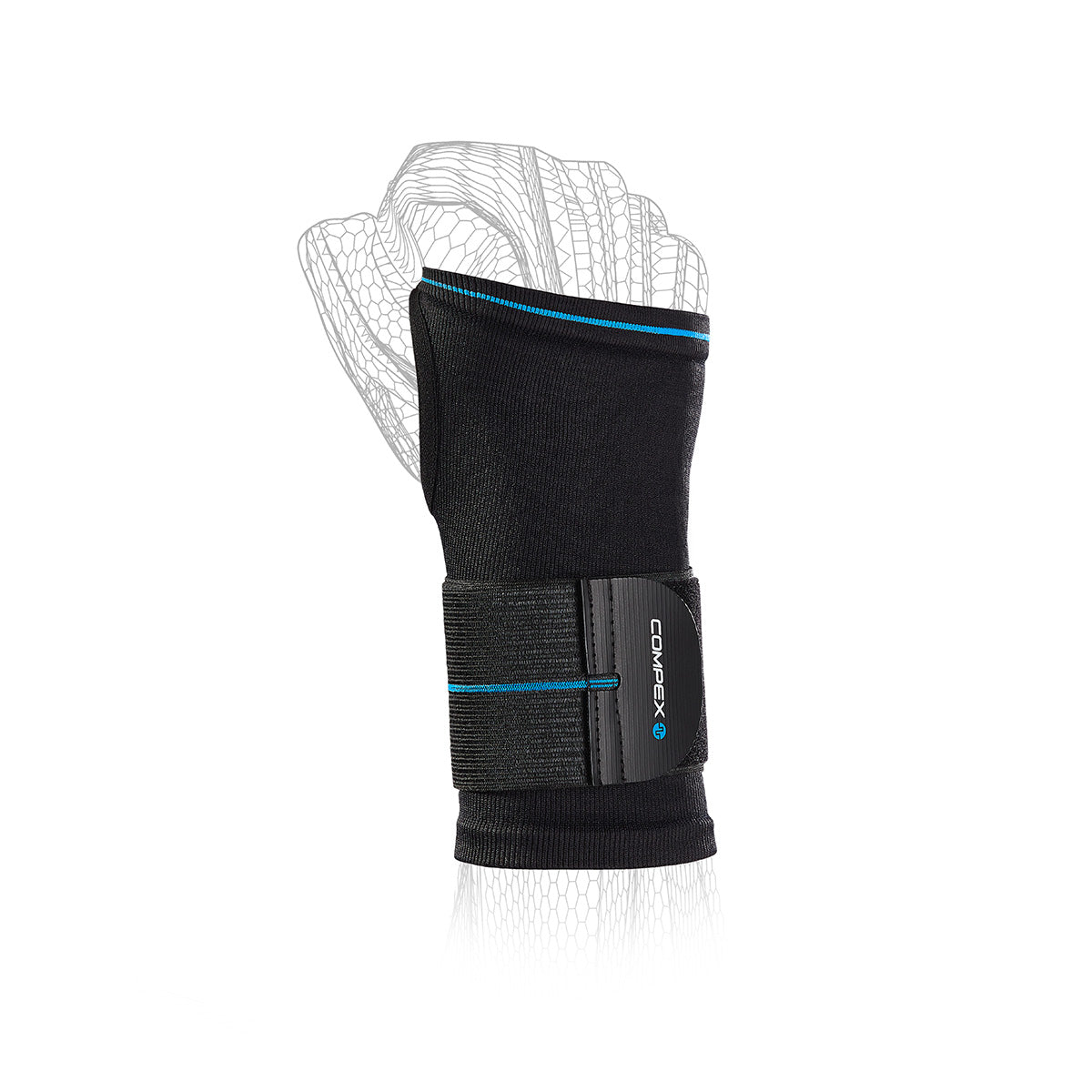 Compex ACTIV'® Premium Wrist Support Brace - Strong & Comfortable for Pain Relief, Carpal Tunnel & Tendonitis - Ideal for Typing, Gaming & Sports Activities